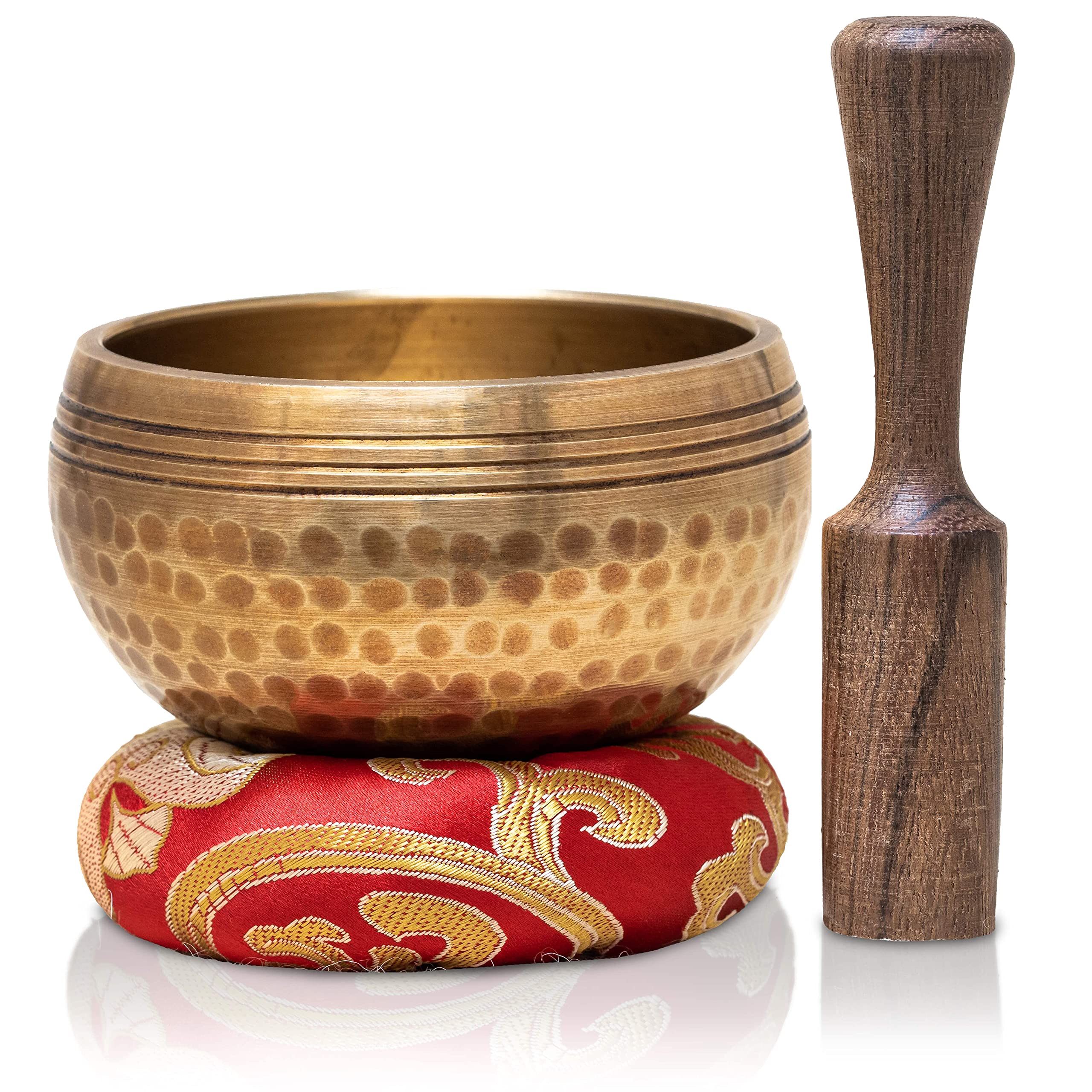 Tibetan Singing Bowls Set~ Meditation Sound Bowl Hand Hammered In Nepal For Yoga, Meditation, Mindfulness, Healing & Chakra Bala
