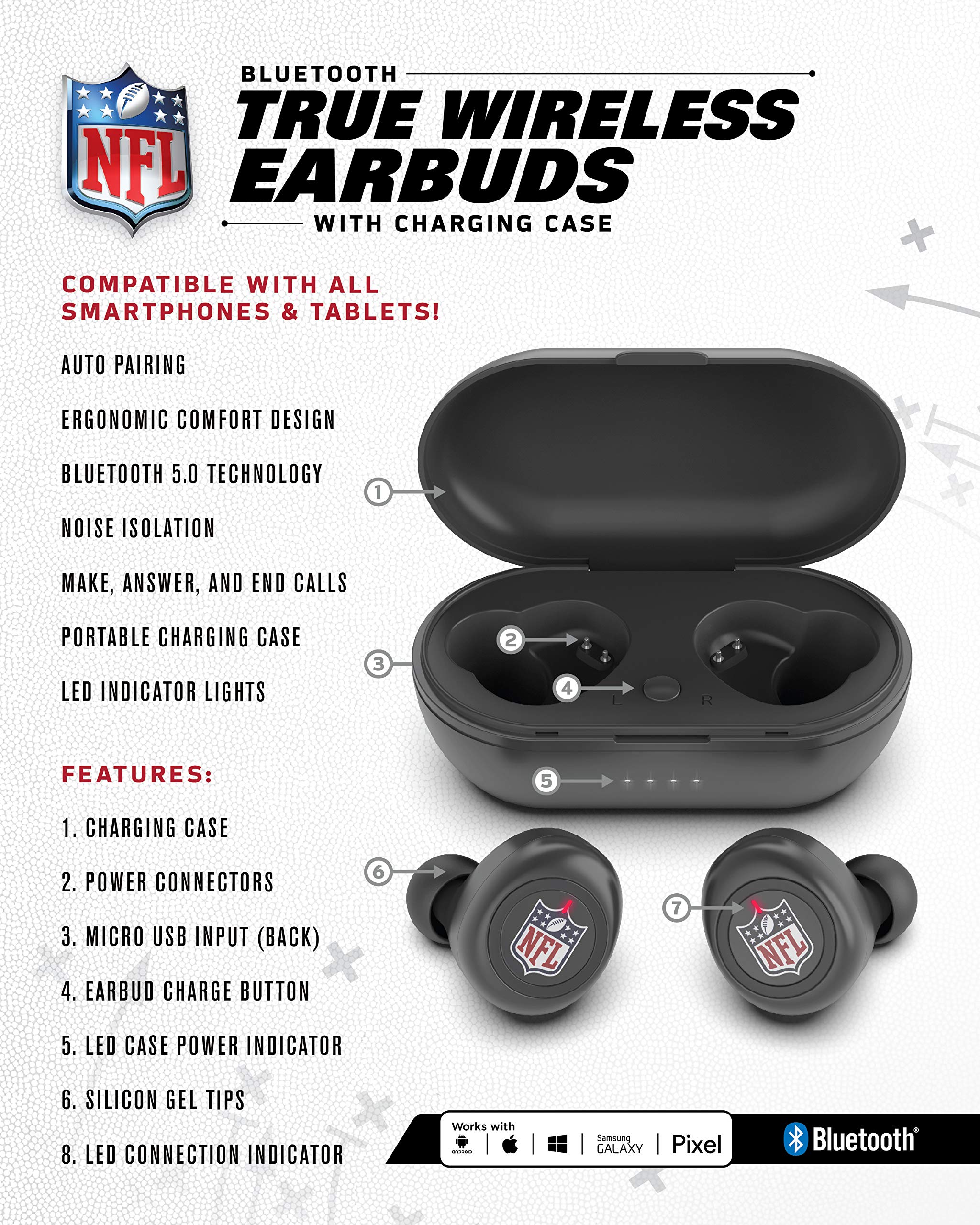 Soar Nfl True Wireless Earbuds, Las Vegas Raiders