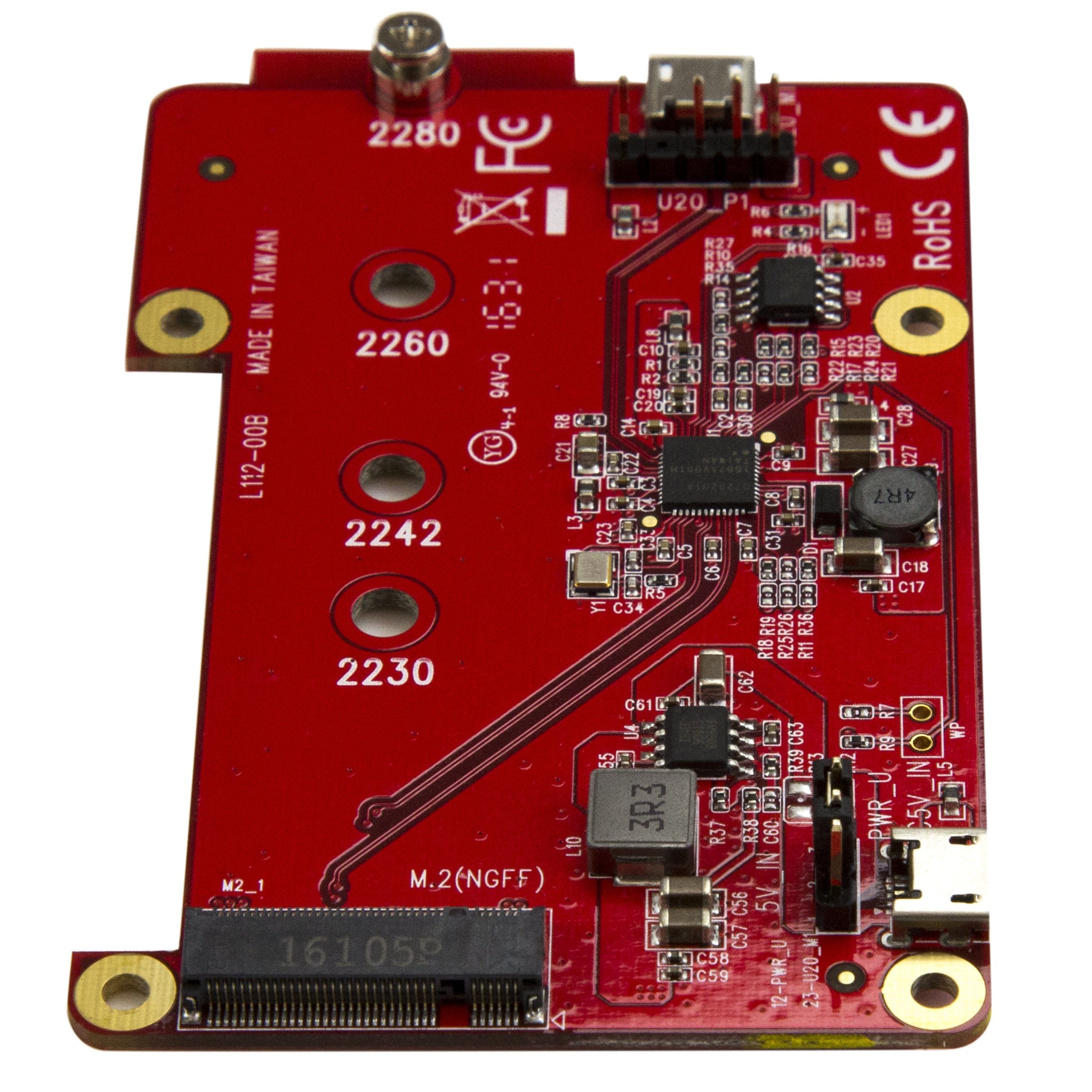 Startech.Com Raspberry Pi Board - Usb 2.0 480Mbps - Usb To M.2 Sata Converter - Usb To Sata Raspberry Pi Ssd , Taa (Pib2M21)
