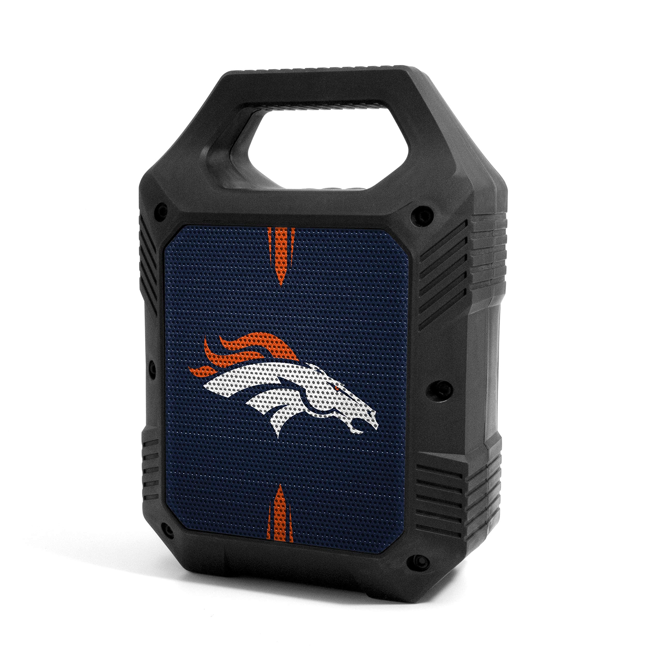 Soar Nfl Shockbox Xl Led Wireless Bluetooth Speaker, Denver Broncos