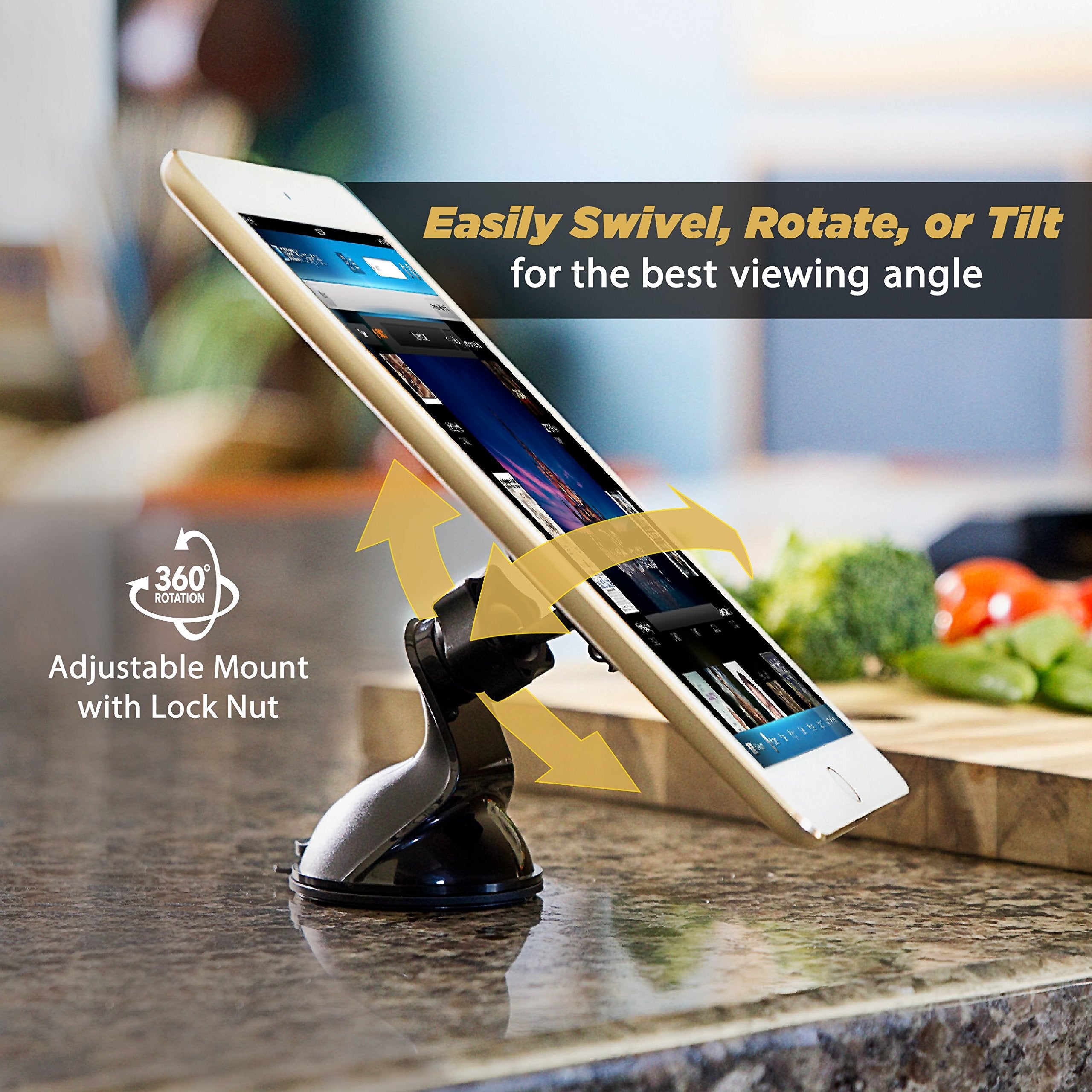 Scosche Mpwd2Pk Ub Magicmount Pro Magnetic Car Phone Holder Mount With Suction Cup   360 Degree Adjustable Head, Universal With