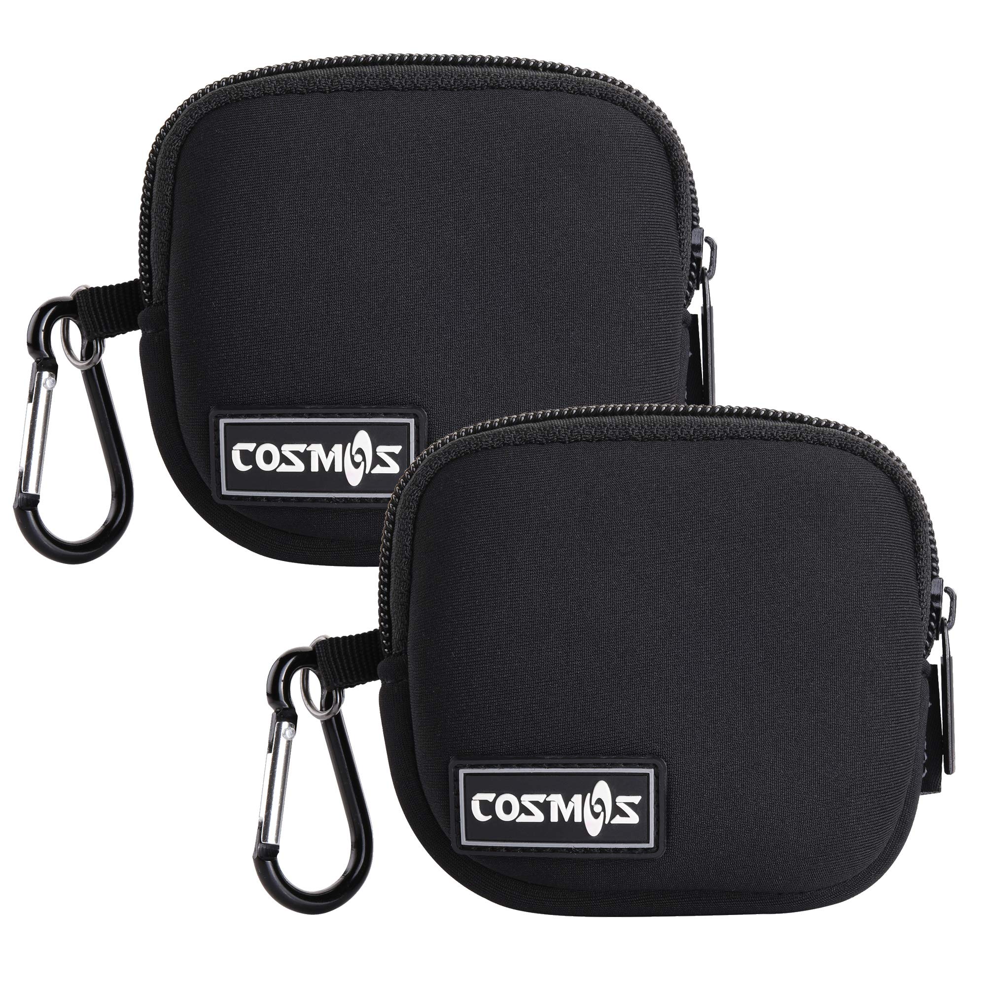 Cm Pack Of 2 Mini Pouch Case Bag Small Travel Storage Carrying Bag Compatible With Magsafe Power Adapter, Laptop Accessories Cables, Cords, Usb Drives, Earphones