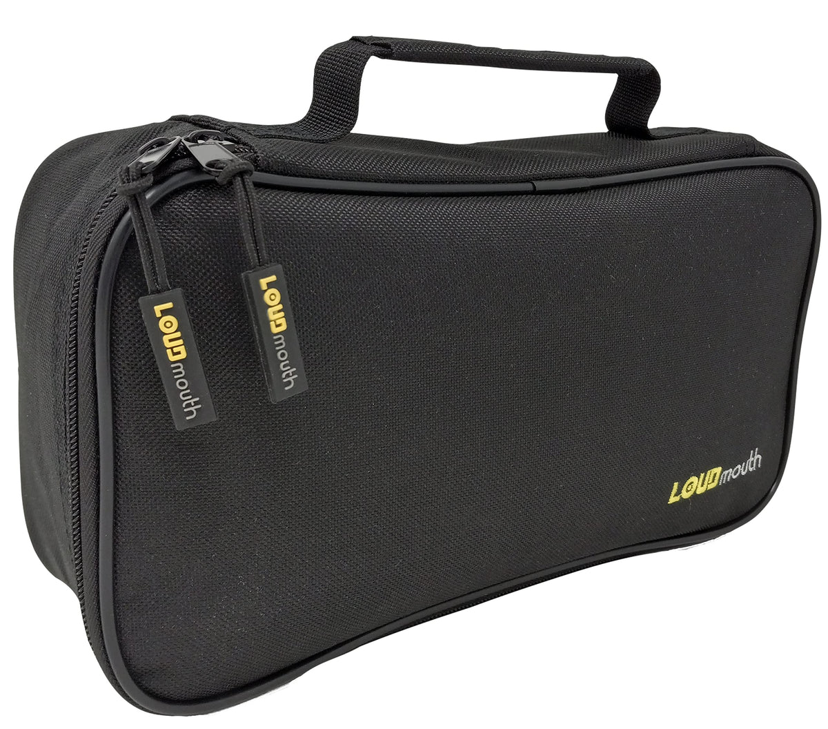 Loudmouth Wide Mouth Microphone Case | Large Padded Mic Pouch Bag | 12'' X 6.25'' X 3.25''