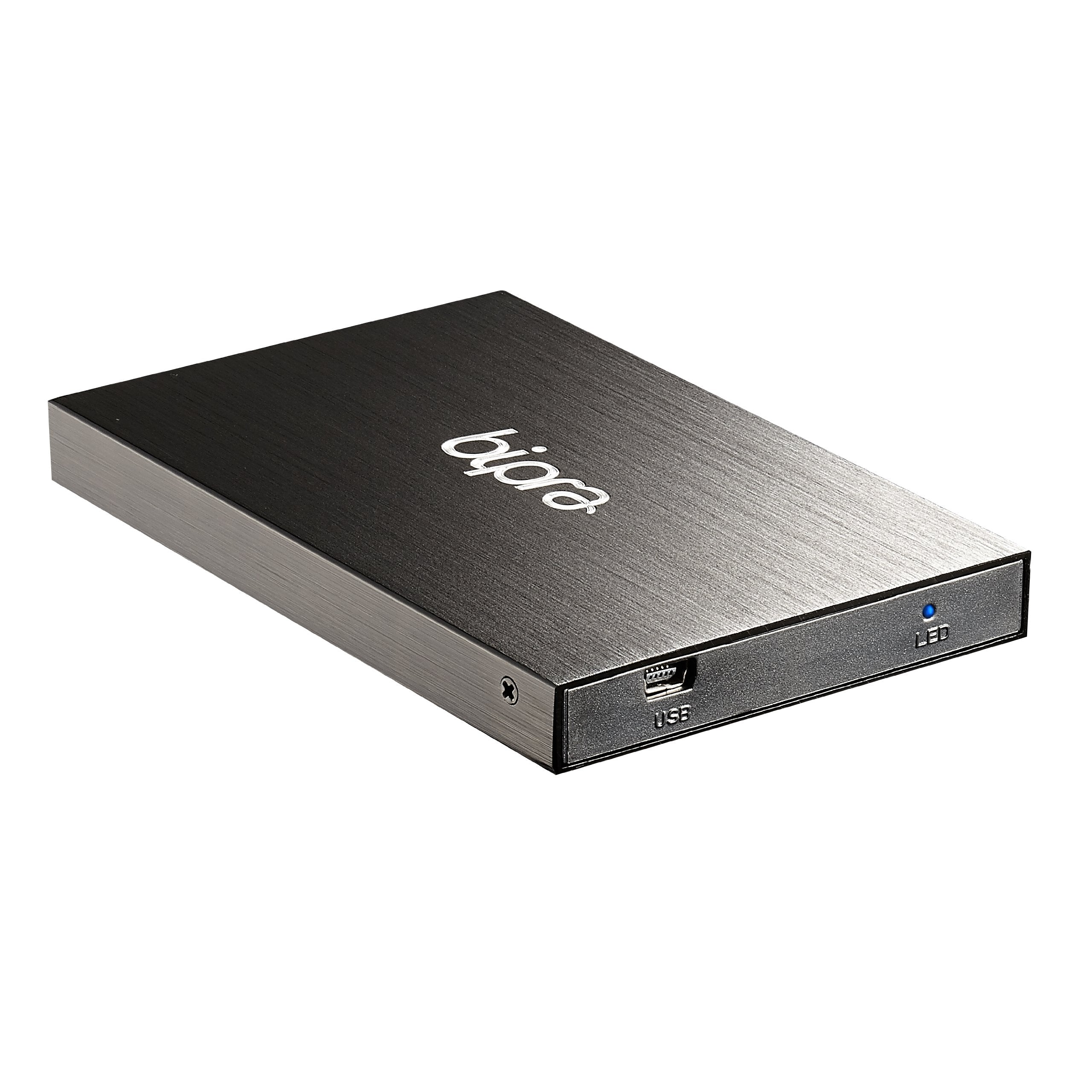 Bipra 100Gb 100 Gb 2.5'' Usb 2.0 External Pocket Slim Hard Drive   Black  Ntfs