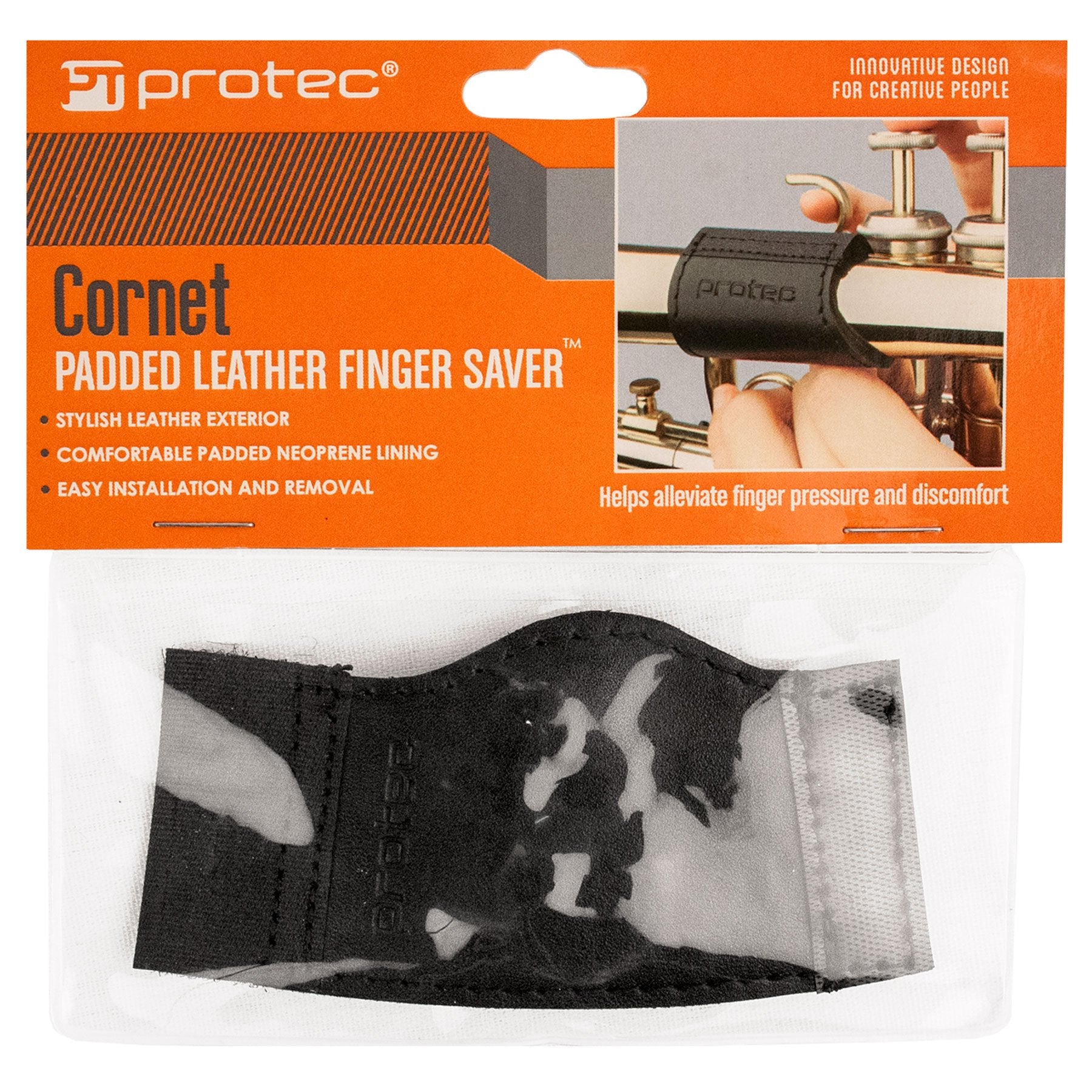 Protec L230 Cornet Padded Leather Finger Saver