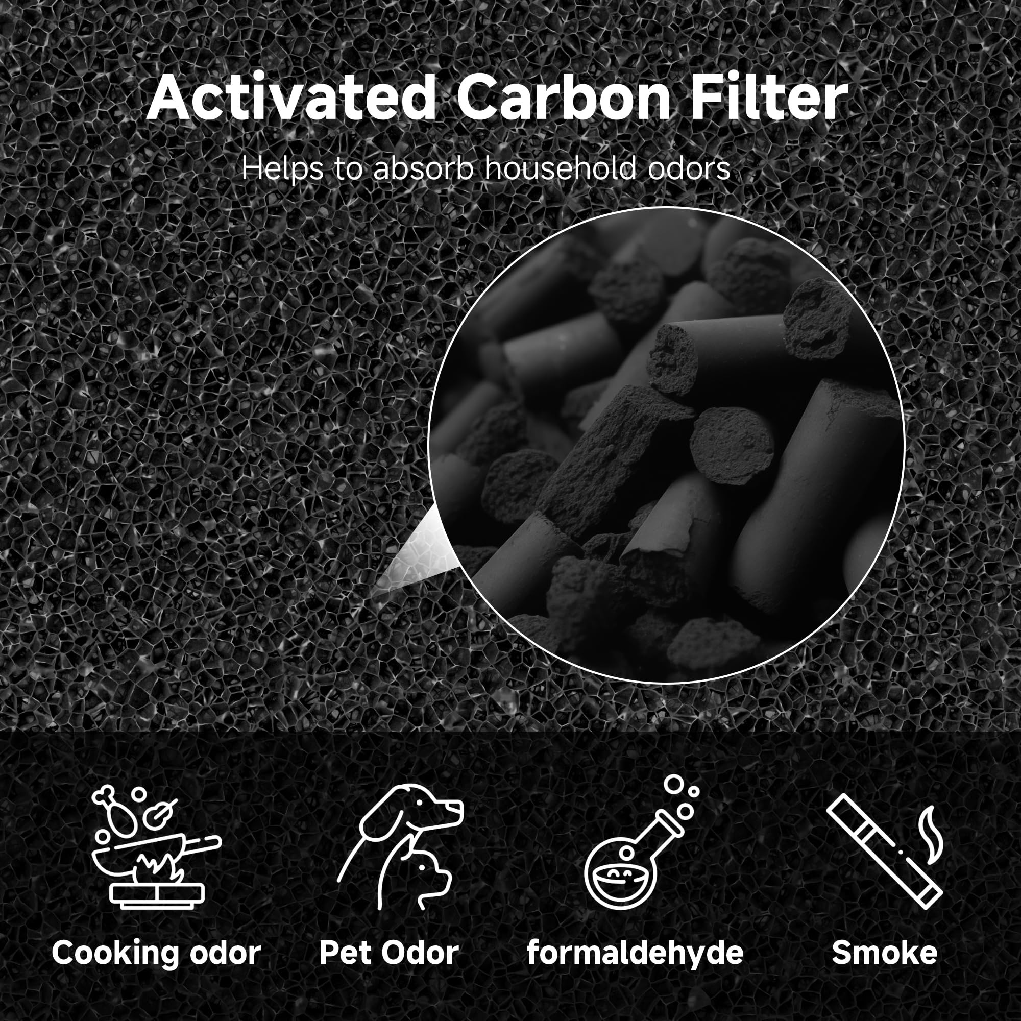 2 Pack Ac400 Replacement Filter Compatible With Purivortex Ac400 Air Cleaner Purifier, 3 In 1 H13 True Hepa Technology High Effi