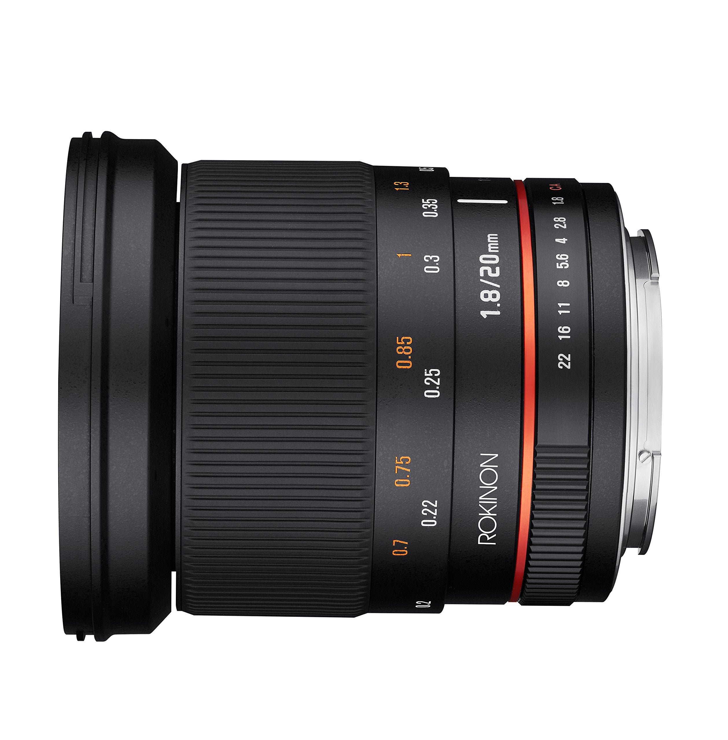 Rokinon 20Mm F/1.8 As Ed Umc Wide Angle Lens For Fuji X Mount Interchangeable Lens Cameras