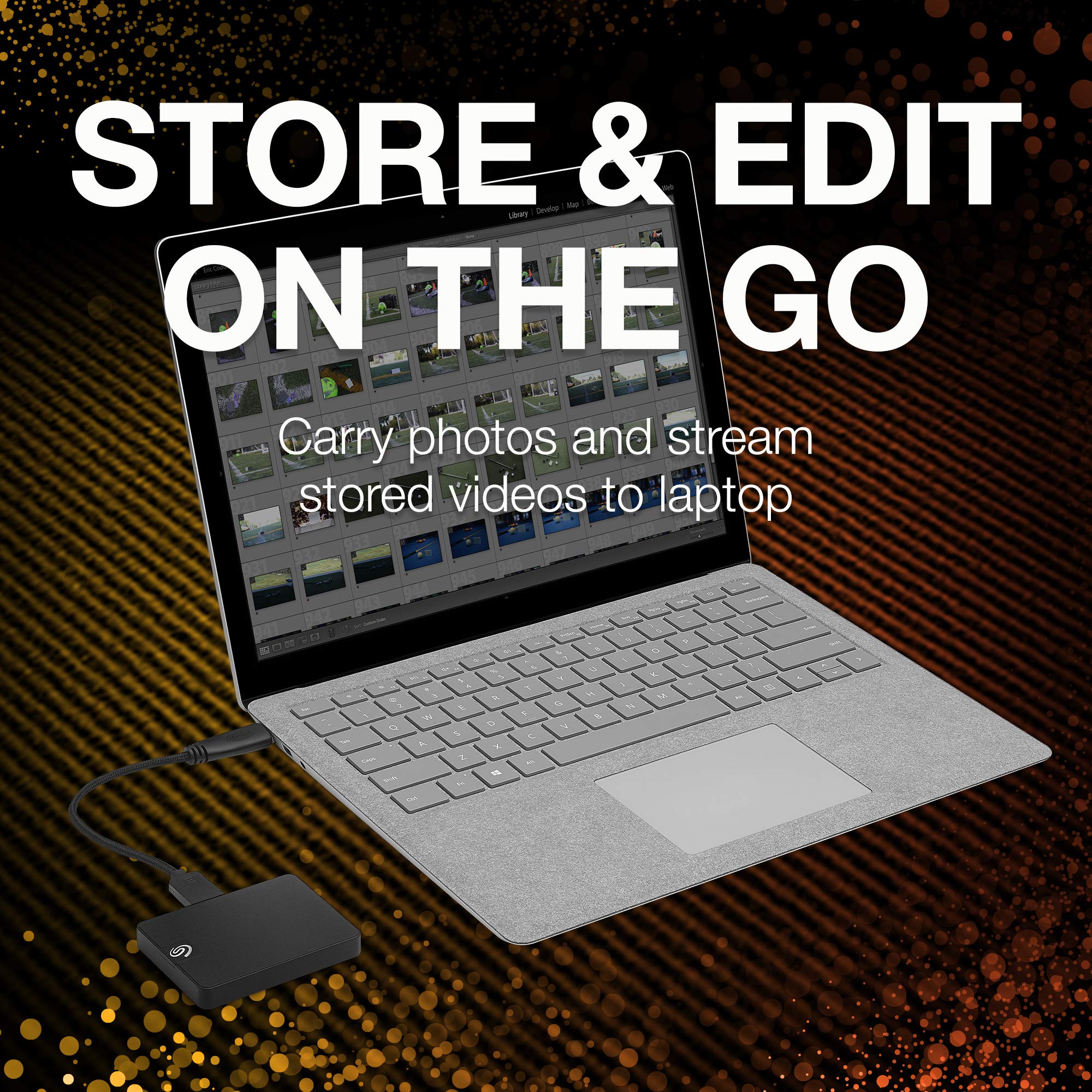 Seagate Expansion Ssd 500Gb Solid State Drive   Usb 3.0 For Pc Laptop And Mac, 3 Year Rescue Service (Stjd500400)