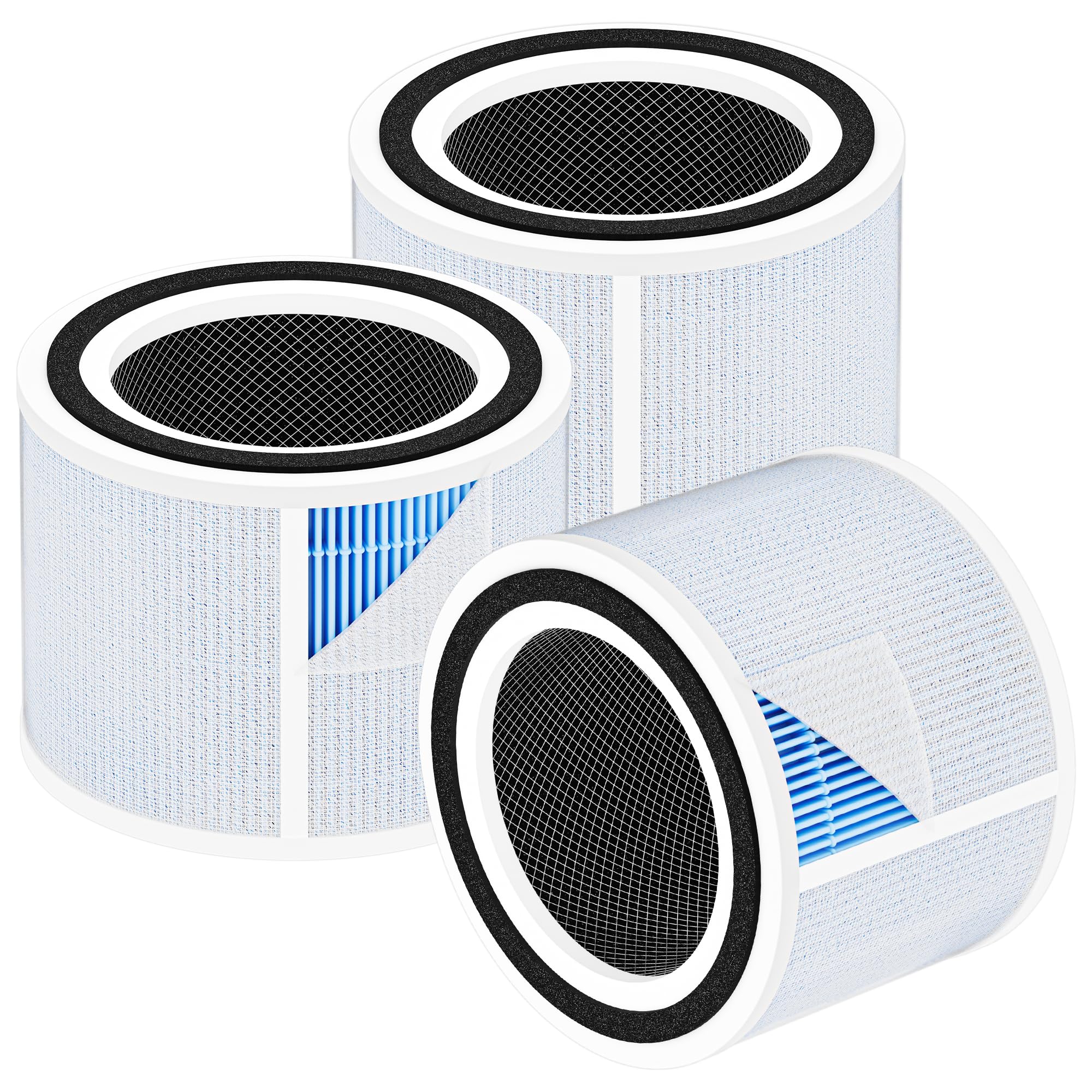 Core 300 Smoke Remover Replacement Filter For Levoit Core 300, Core 300S And Core 300 P Air Purifier, 3 In 1 H13 True Hepa Filte