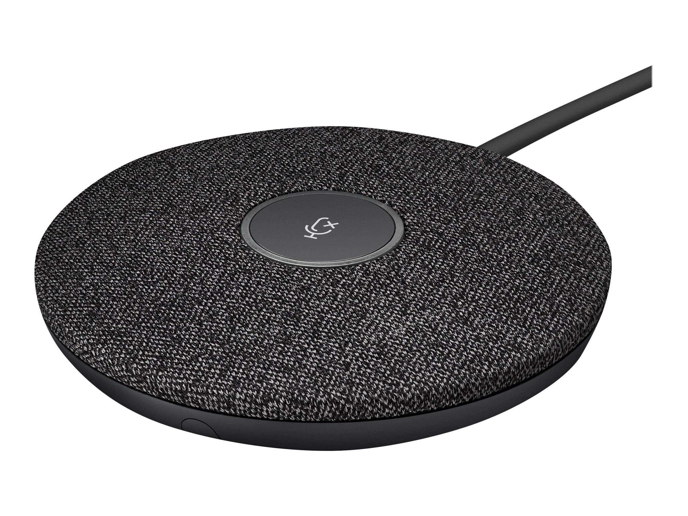 Logitech Rally Mic Pod, Black, 0.8 x 4 x 4