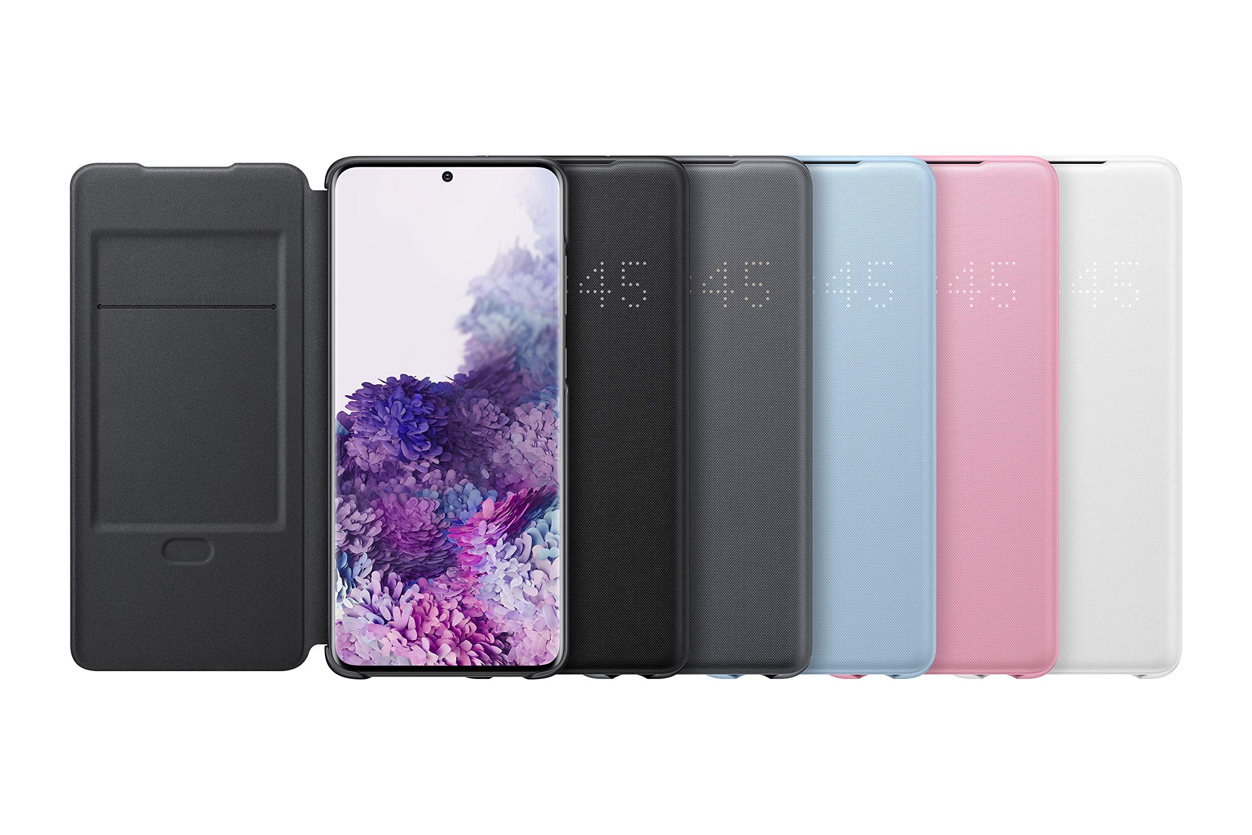 Samsung Original Galaxy S20+ 5G Led View Cover/Mobile Phone Case - Black - 6.7 Inches