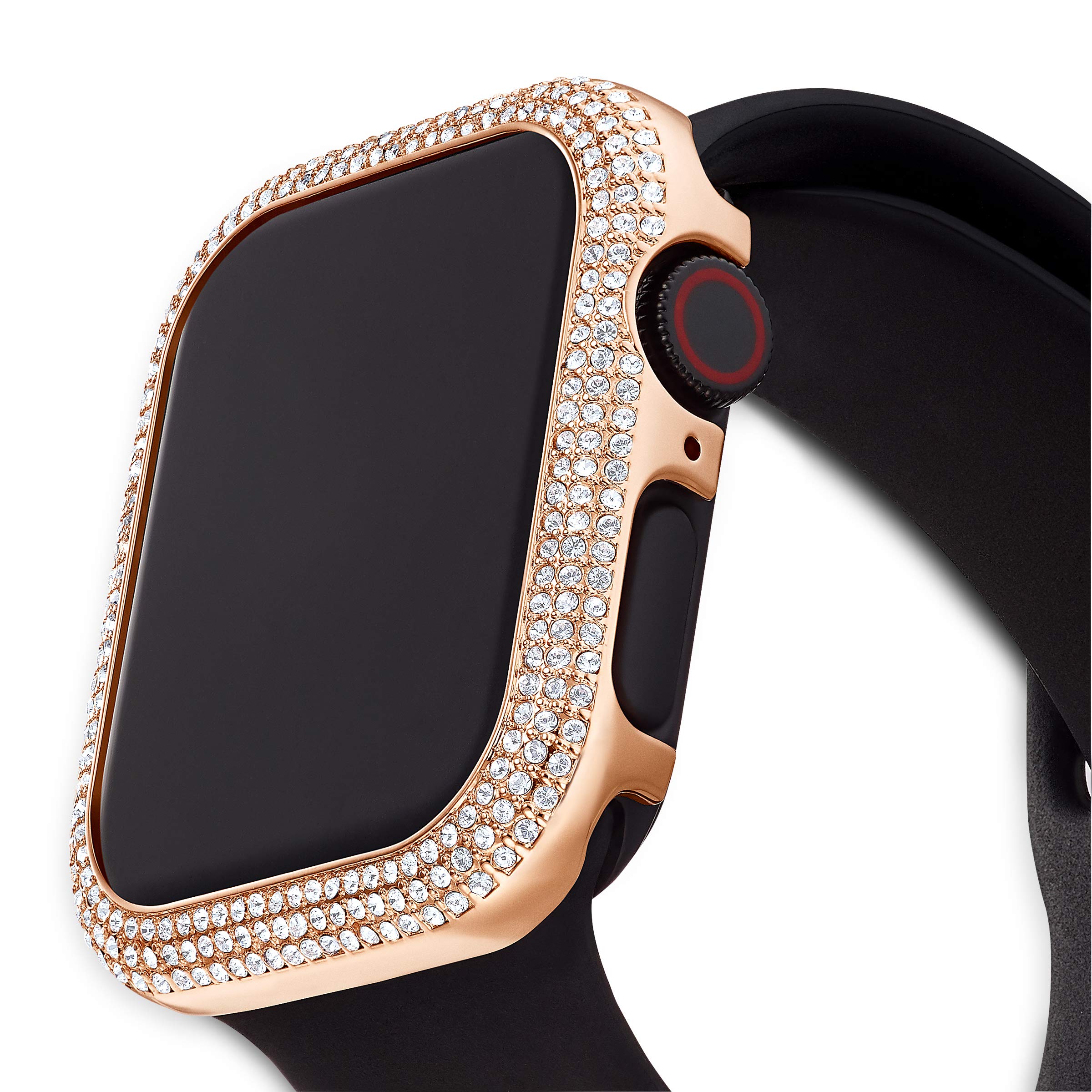 Swarovski Sparkling Smartwatch Case Compatible With Apple Watch Series 4 And 5, 40Mm, Rose-Gold Tone