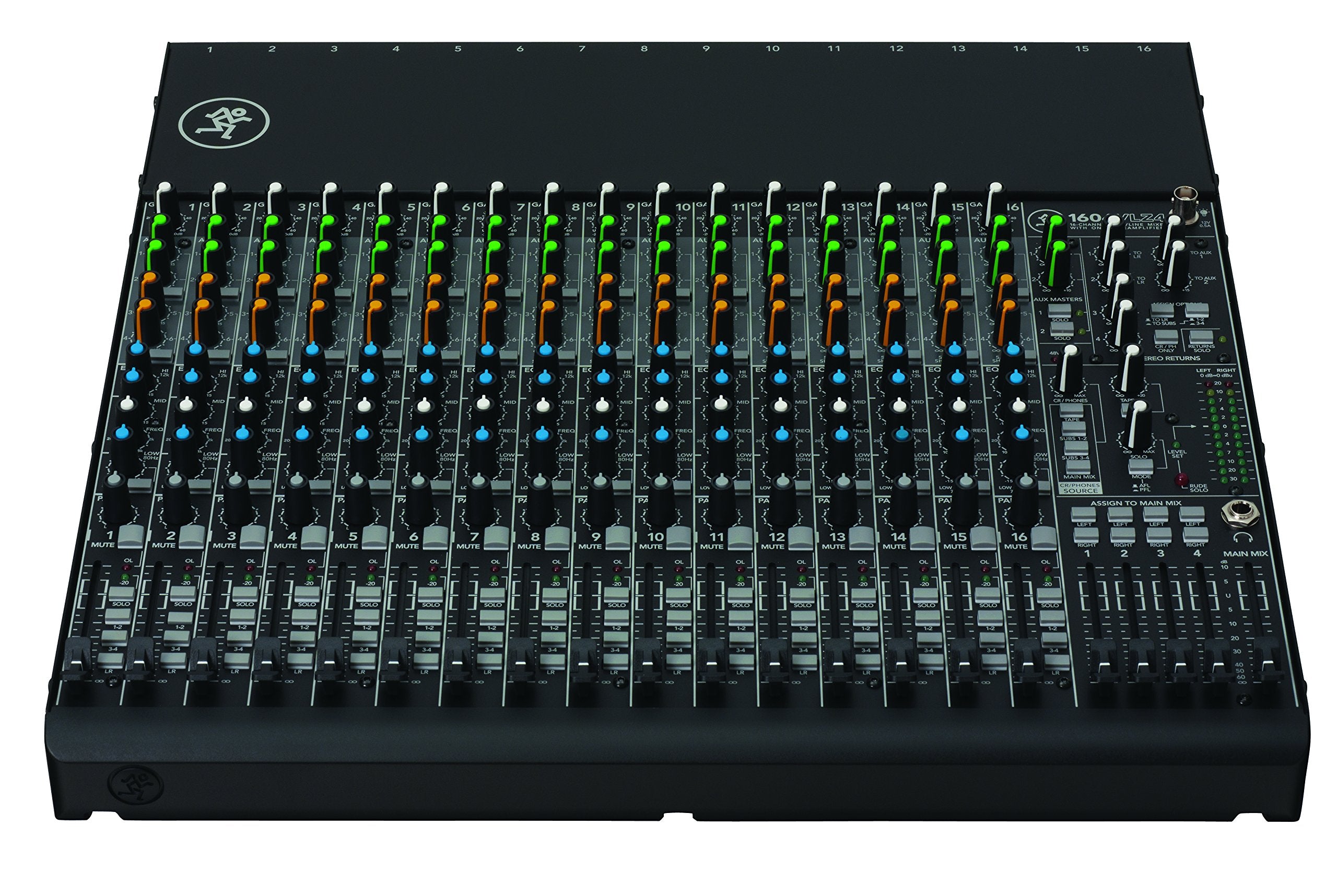 Mackie Vlz4 Series, 16 Channel, 4 Bus Compact Mixer With Ultra Wide 60Db Gain Range And 16 Onyx Mic Preamps (1604Vlz4)