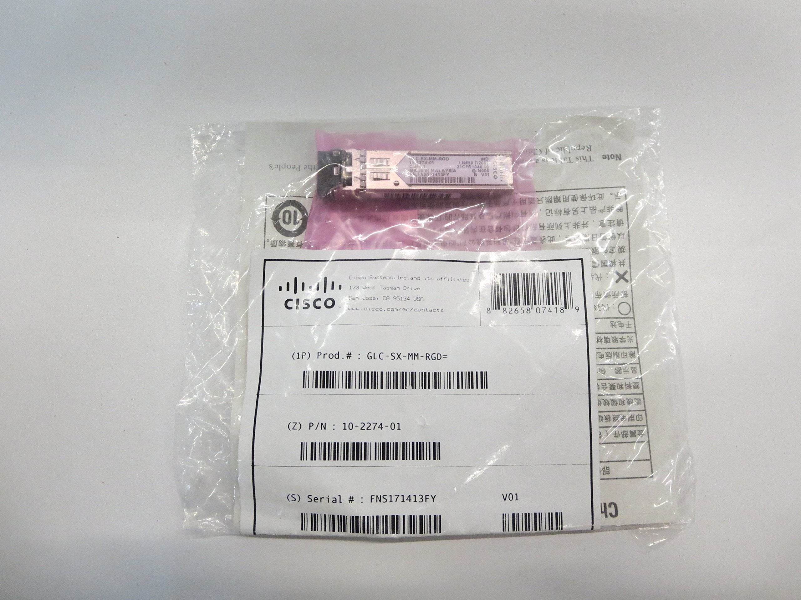 Cisco Glc-Sx-Mm-Rgd 1000Base-Sx-Lc Multi-Mode Rugged Sfp
