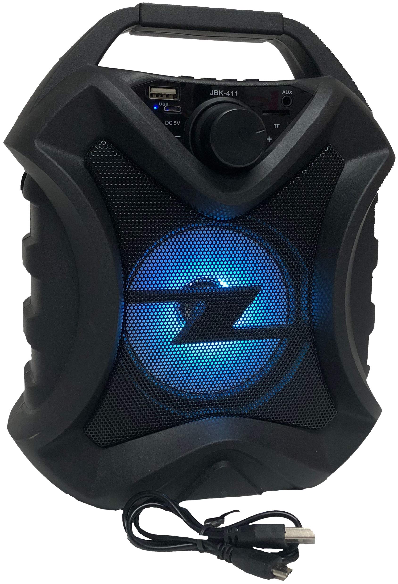 Bass Rockers Jbk 411 Tf/Usb Mp3 Player Bluetooth Portable Hi Fi Speaker   1 Pack