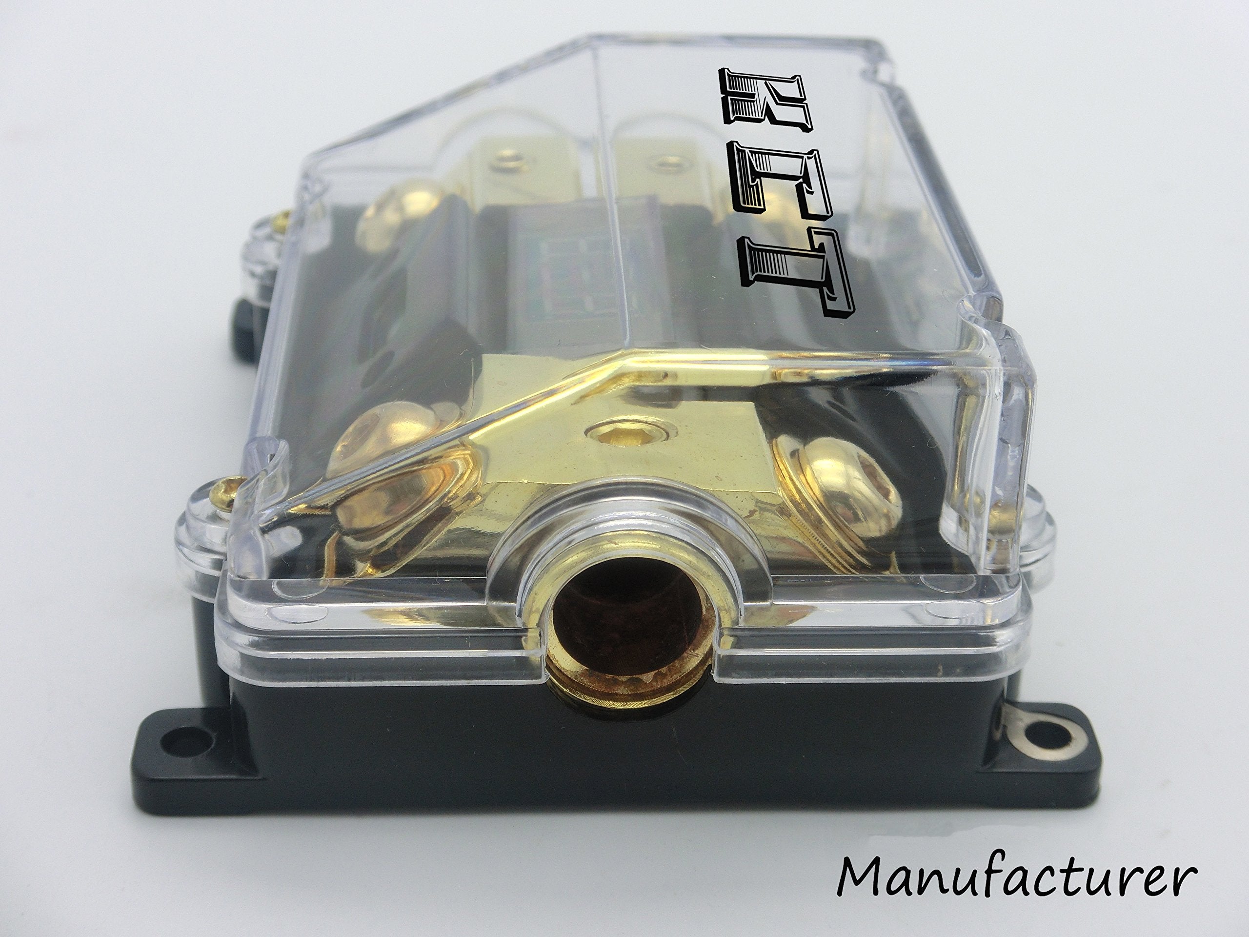 Car Audio Digital Led Display Fuse Holder Anl Include 2 Fuses Distribution Block 1 Way In 2 Way Out