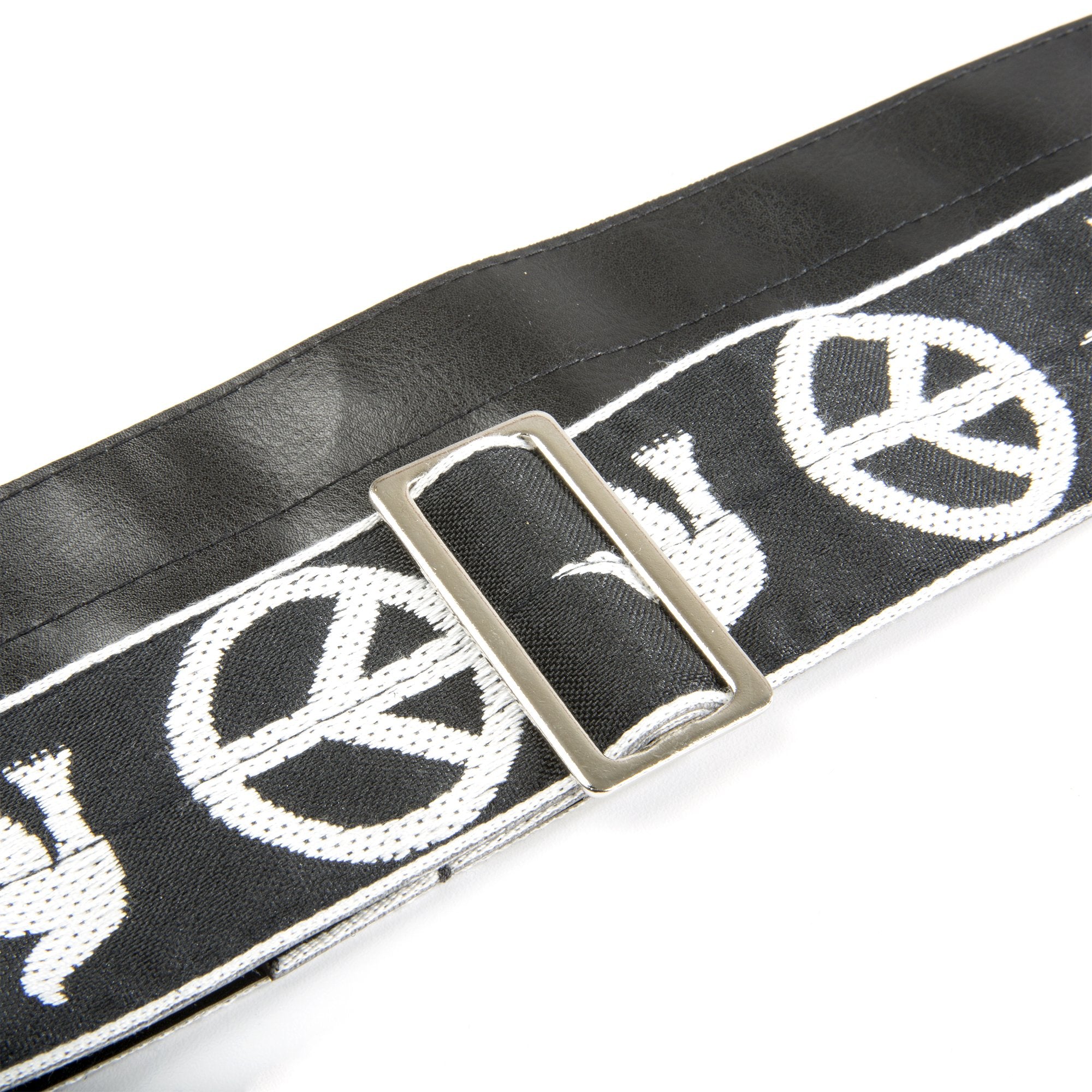 Ace Vintage Reissue Straps By Dandrea Usa - Peace-Dove (Black)