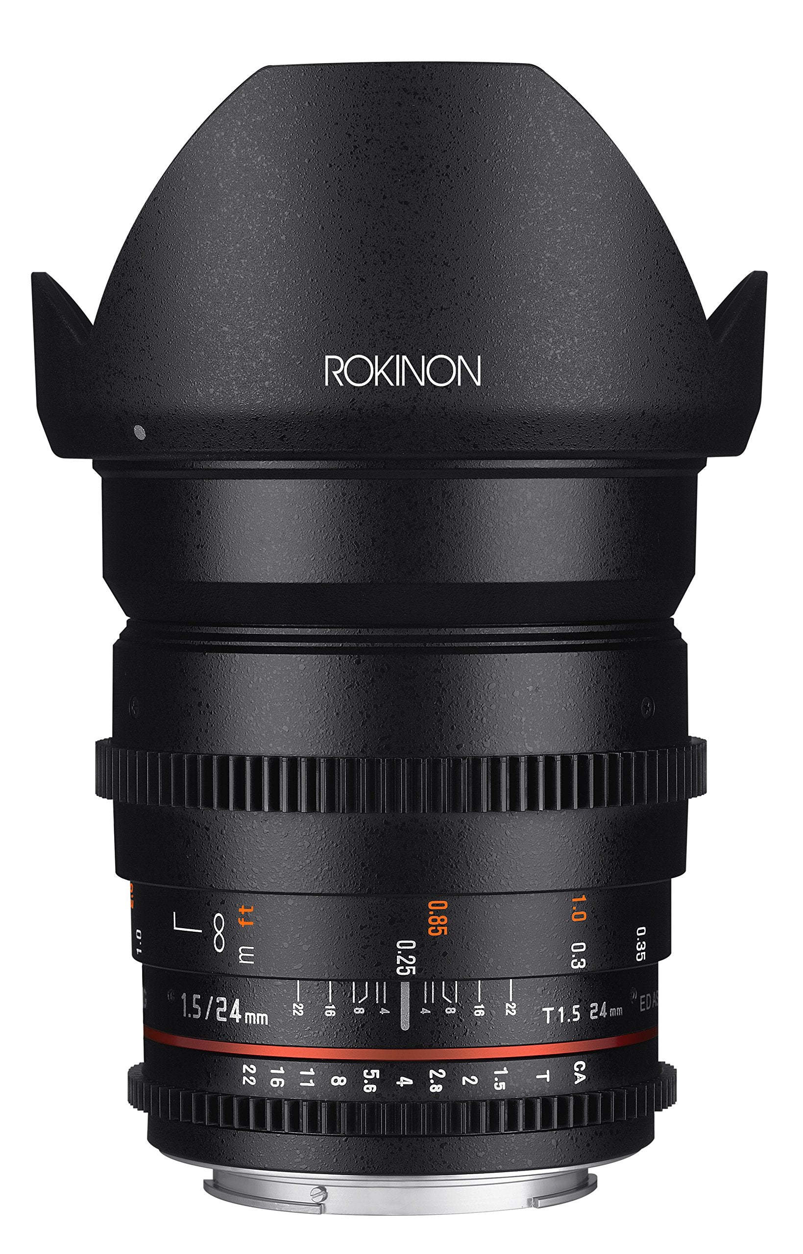 Rokinon Cine DS DS24M-C 24mm T1.5 ED AS IF UMC Full Frame Cine Wide Angle Lens for Canon EF