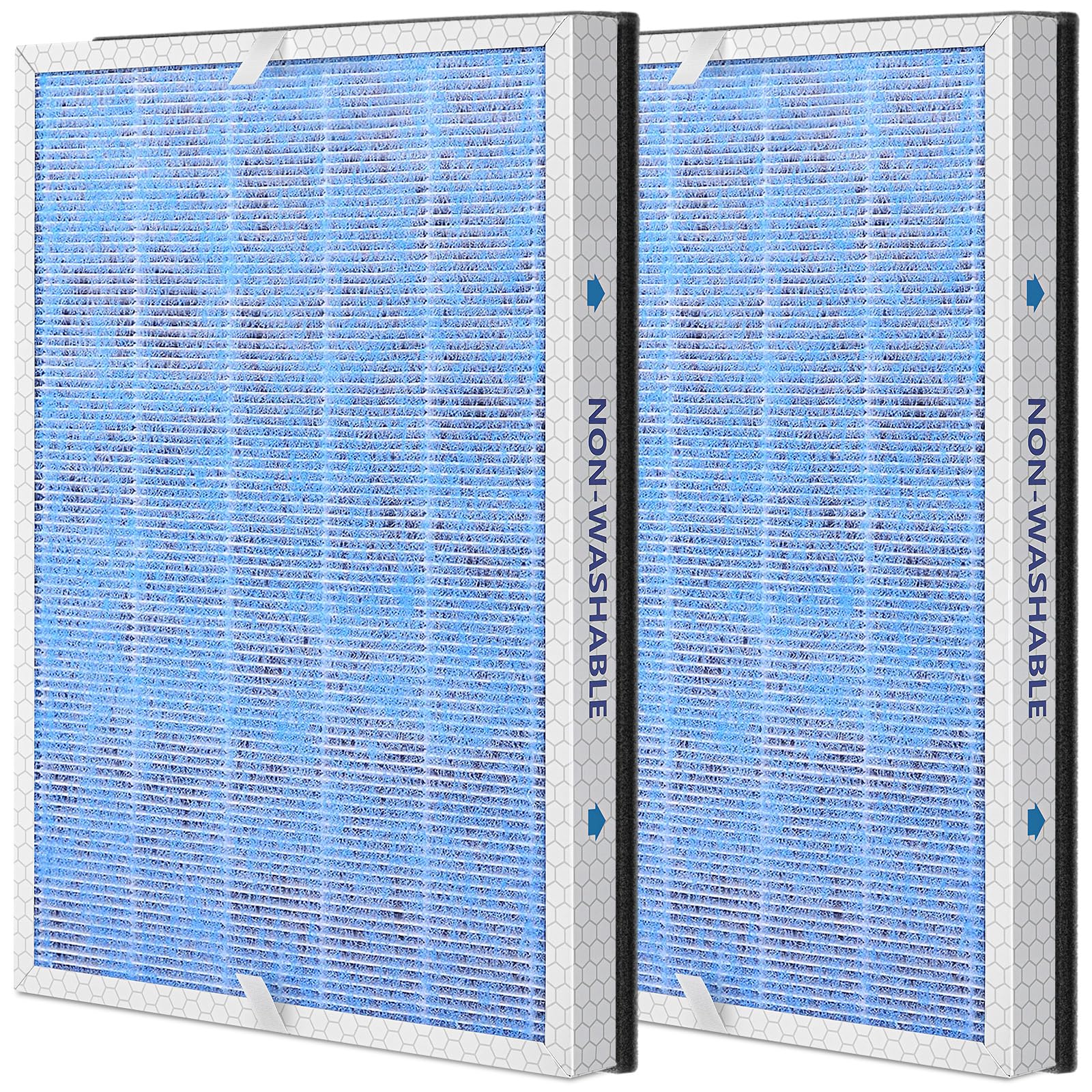 Msa3 True Hepa Replacement Filter, Compatible With Membrane Solutions Msa3/Msa3S Air Purifier,?Upgraded?3 In 1 H13 True Hepa Fil