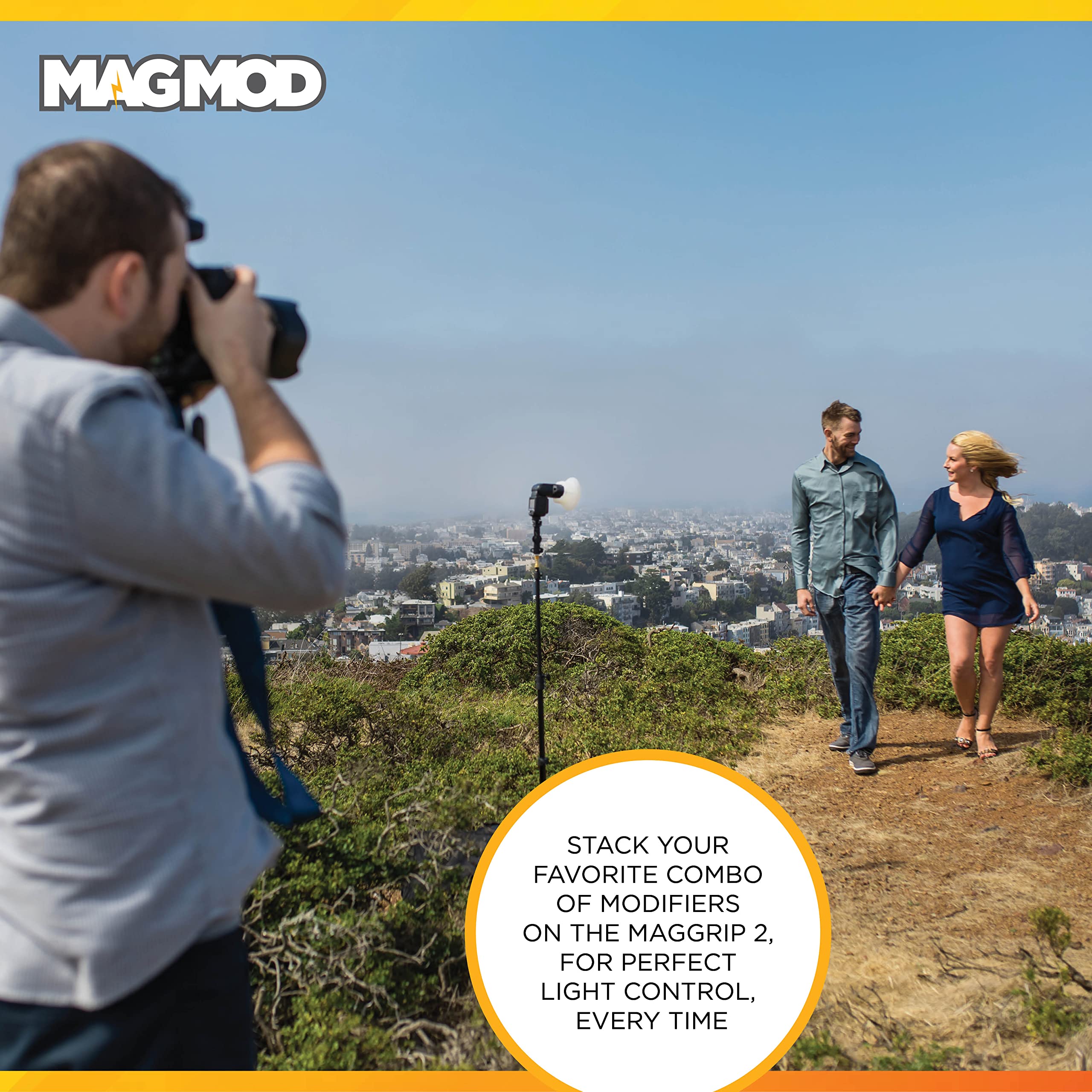 Maggrip 2 By Magmod | Magnetic Light Diffuser Attachment | Universal Silicone Speedlite Mount | Modular Camera Lighting System |