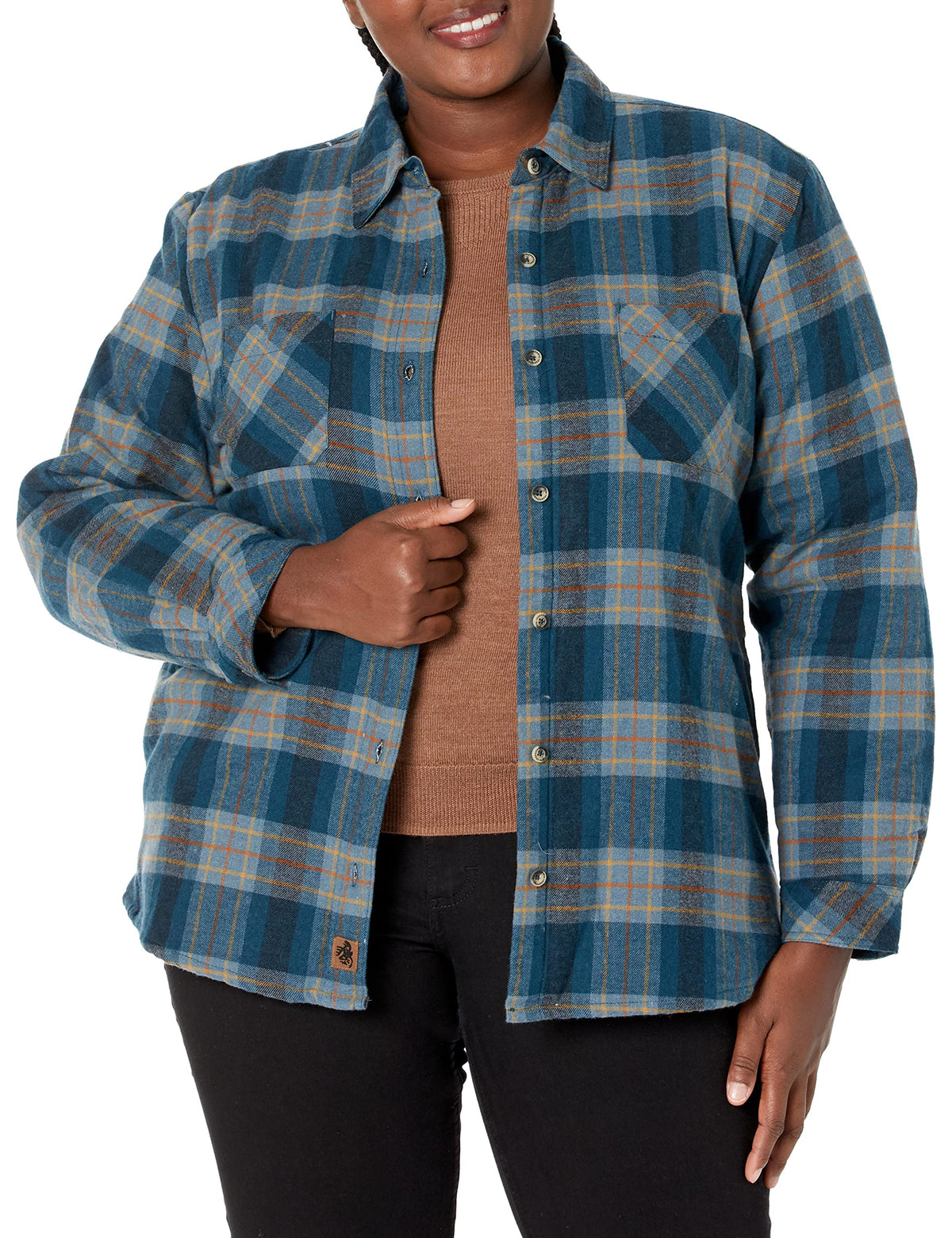 Legendary Whitetails Womens Standard Open Country Shirt Jacket, Appalachian River, Small