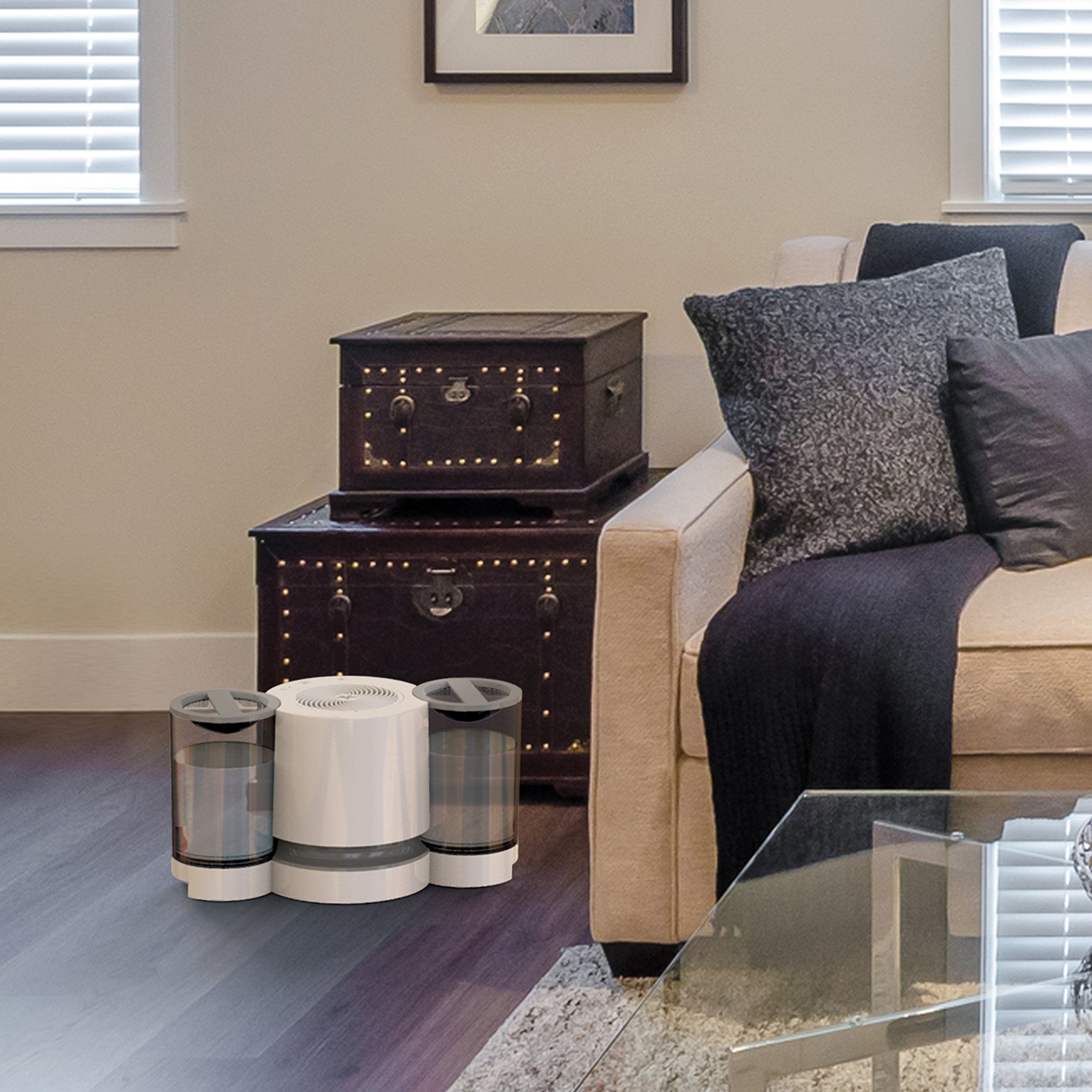 Vornado Ev200 Evaporative Whole Room Humidifier With Simpletank, 1.5 Gallon Capacity, White, Ev200   1.5 Gallon