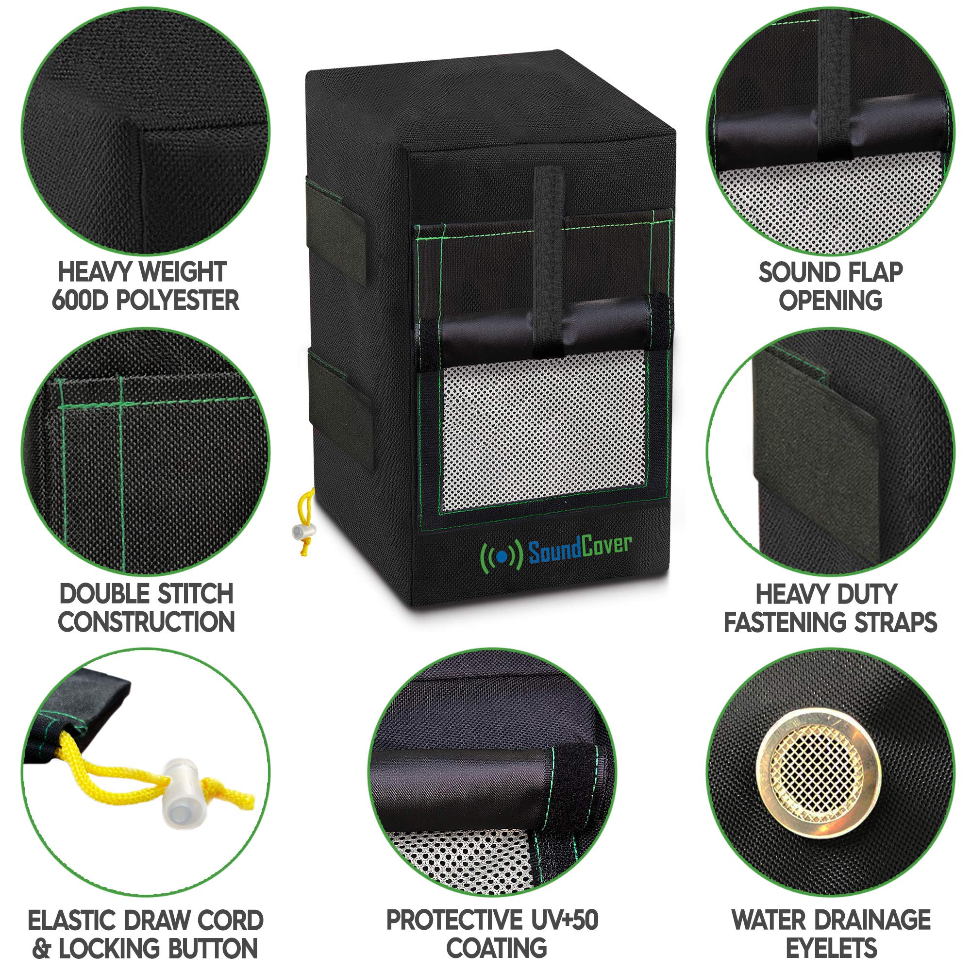 Two Large Heavy Weight Speaker Covers For C Bracket Mounted Outdoor Speakers   Waterproof & Uv Protection For Outdoor Speakers