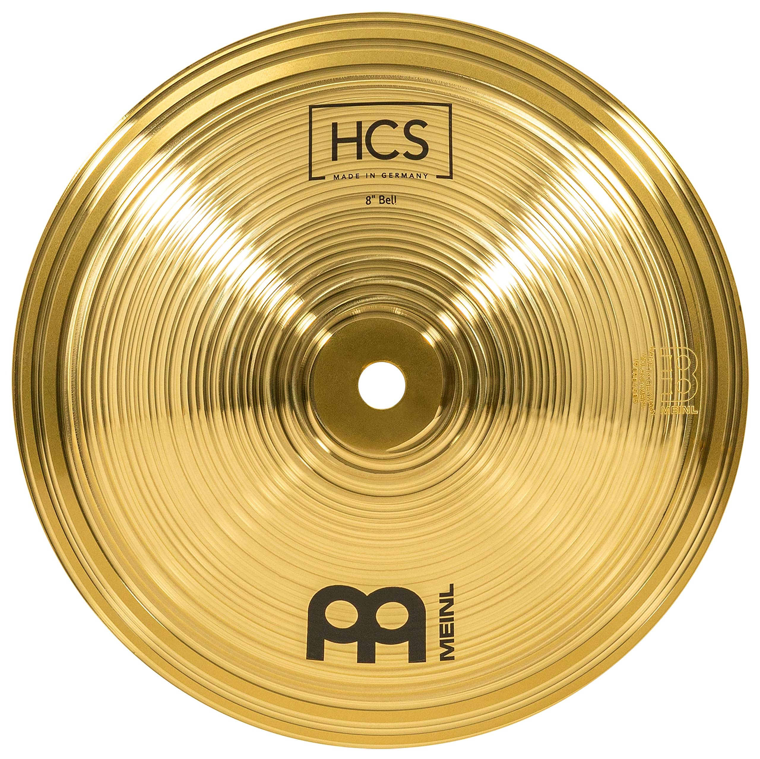 Meinl 8'' Bell   Hcs Traditional Finish Brass For Drum Set, Made In Germany, 2 Year Warranty (Hcs8B)