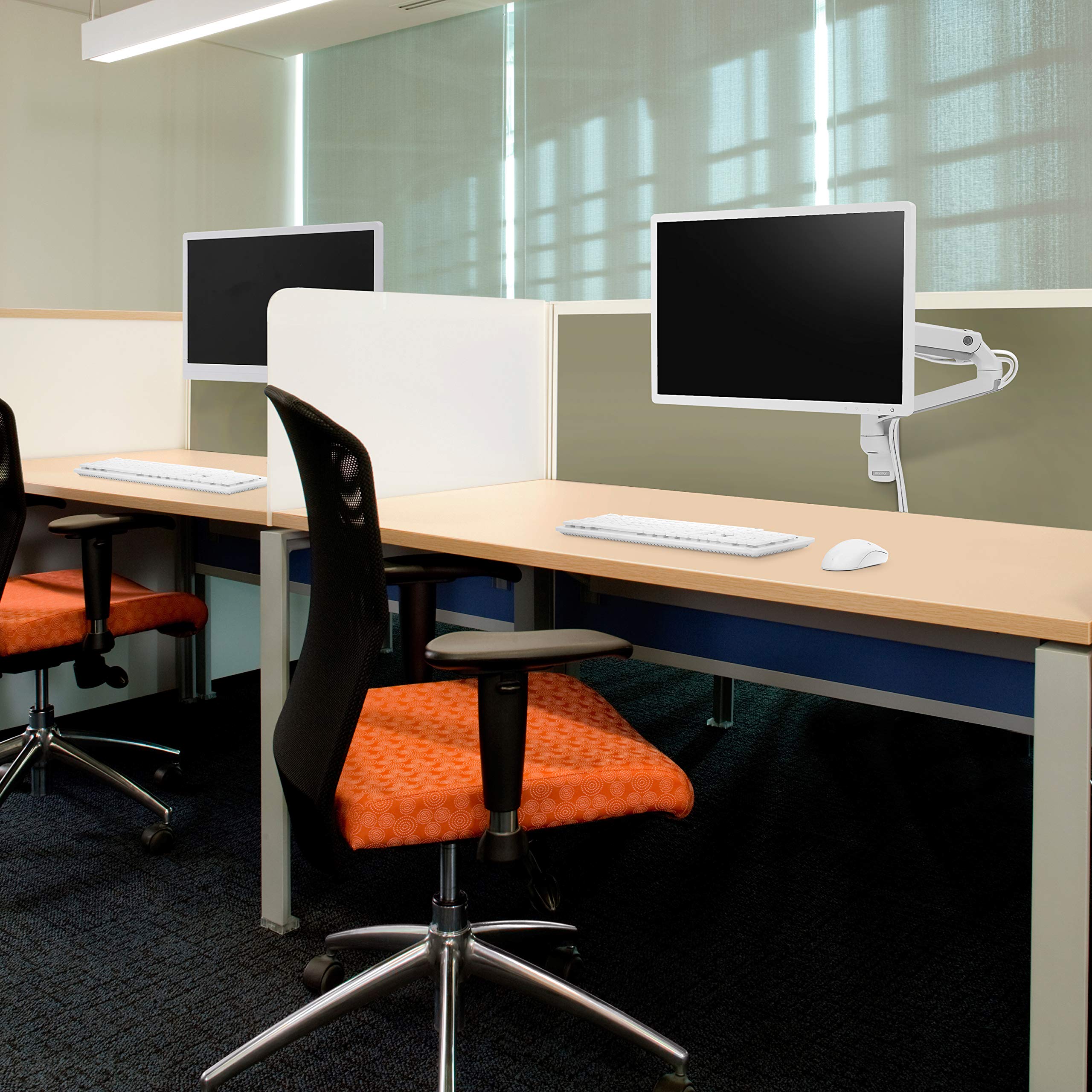Ergotron � MXV Single Monitor Arm, VESA Wall Mount � for Monitors Up to 34 Inches, 7 to 20 lbs � White