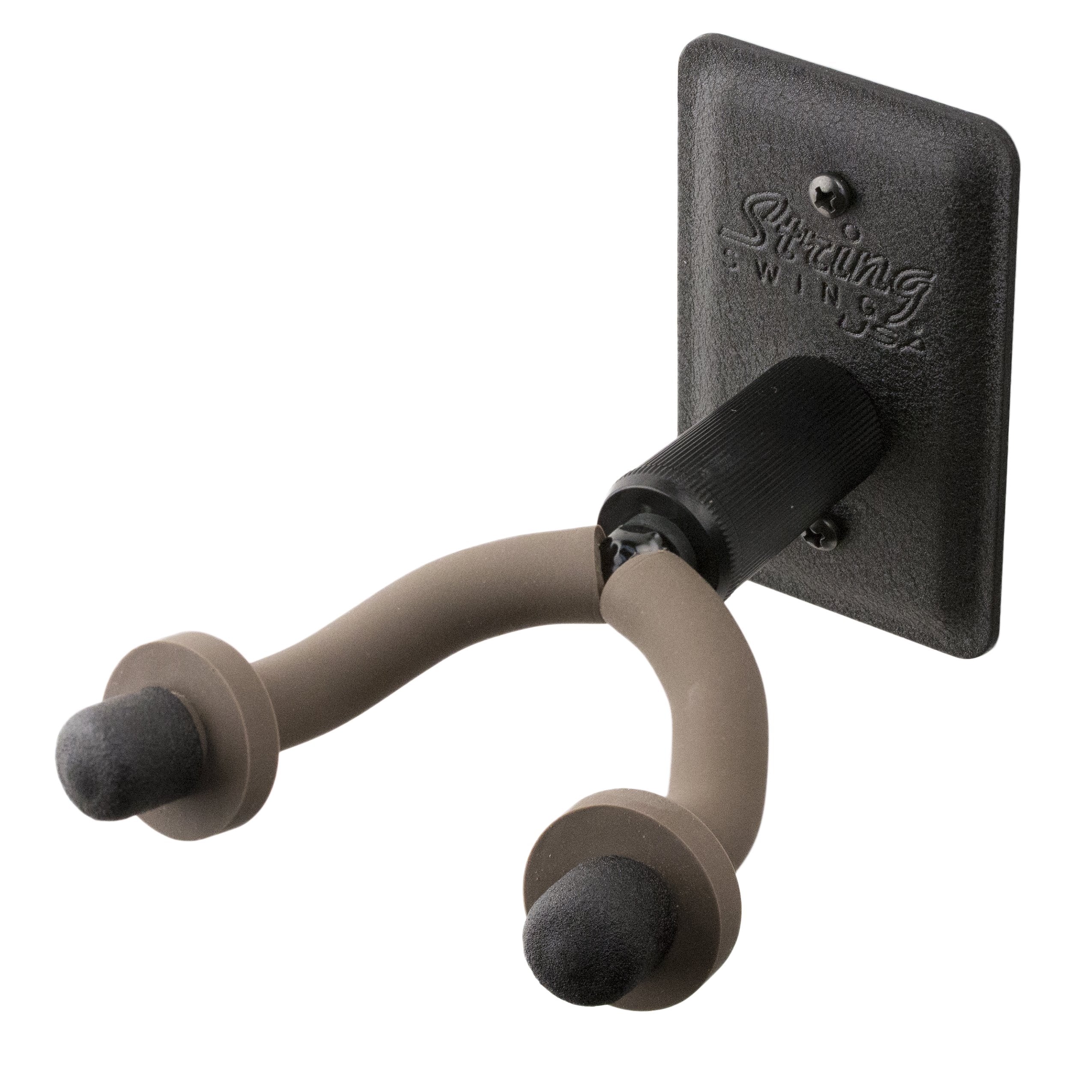 String Swing Metal Guitar Wall Mount For Classical Guitars   Home And Studio Hanger Bcc11W (Black)