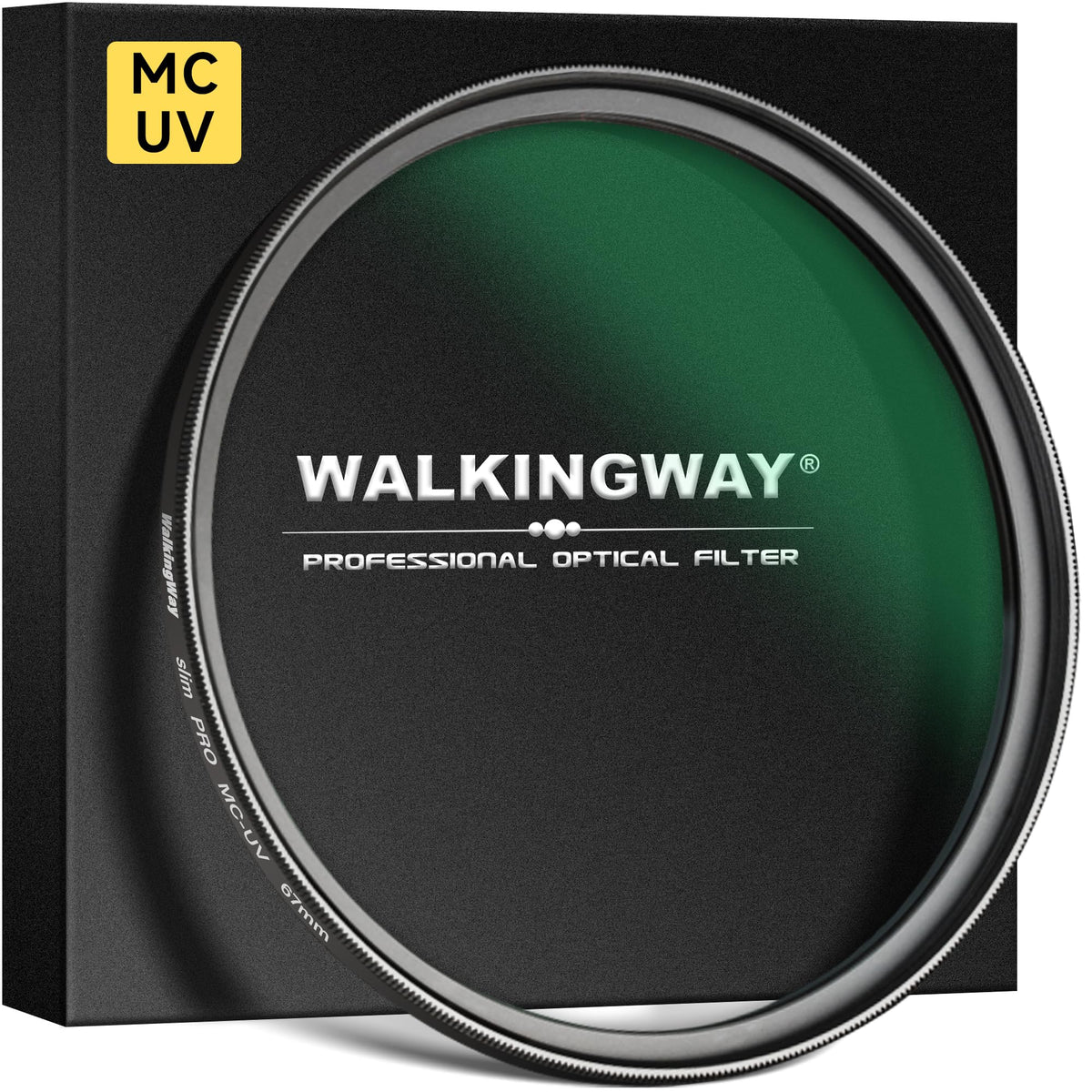 Walking Way 52Mm Mc Uv Lens Protection Filter With Slim Design, Hd Optical Glass, Aluminum Alloy Made, 28 Layer Nano-Coatings, W