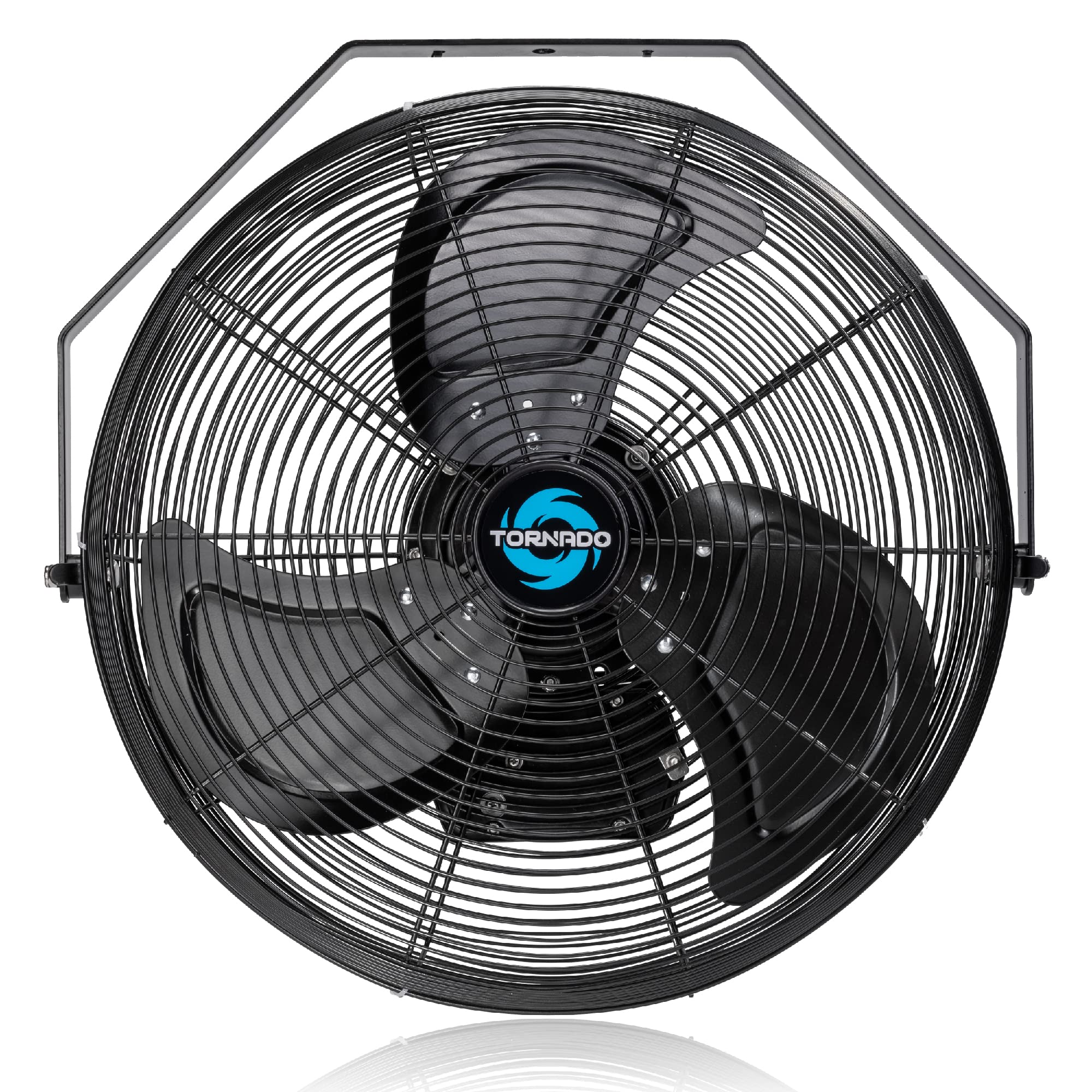 Tornado 18 Inch Outdoor IPX4 Water-Resistant High Velocity Metal Industrial Wall Mount Fan For Commercial, Industrial, Residenti