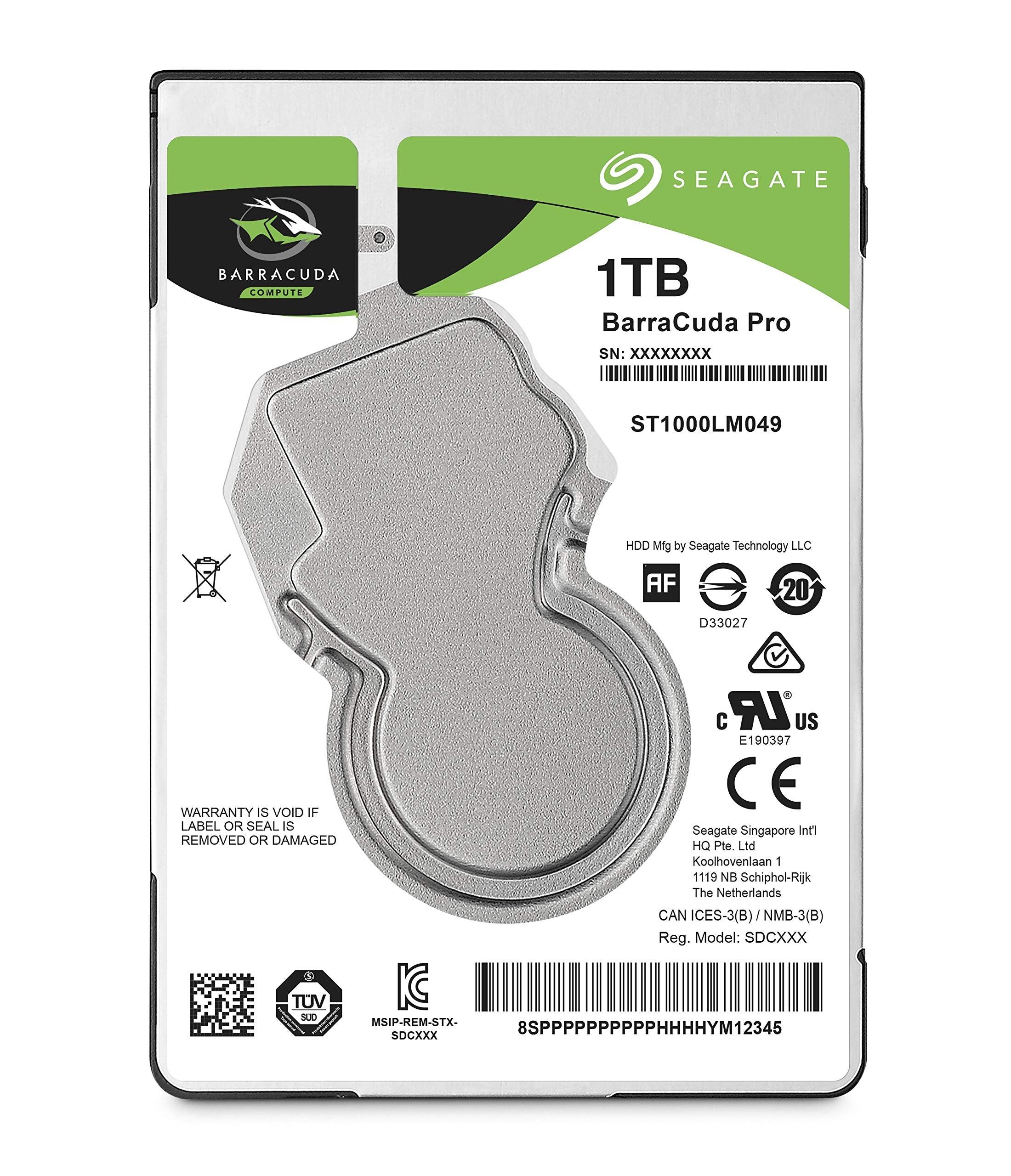 Seagate 1Tb Barracuda 2.5'' Hard Drive St1000Lm049 (Sata 6Gb/S/128Mb/7200 Rpm)