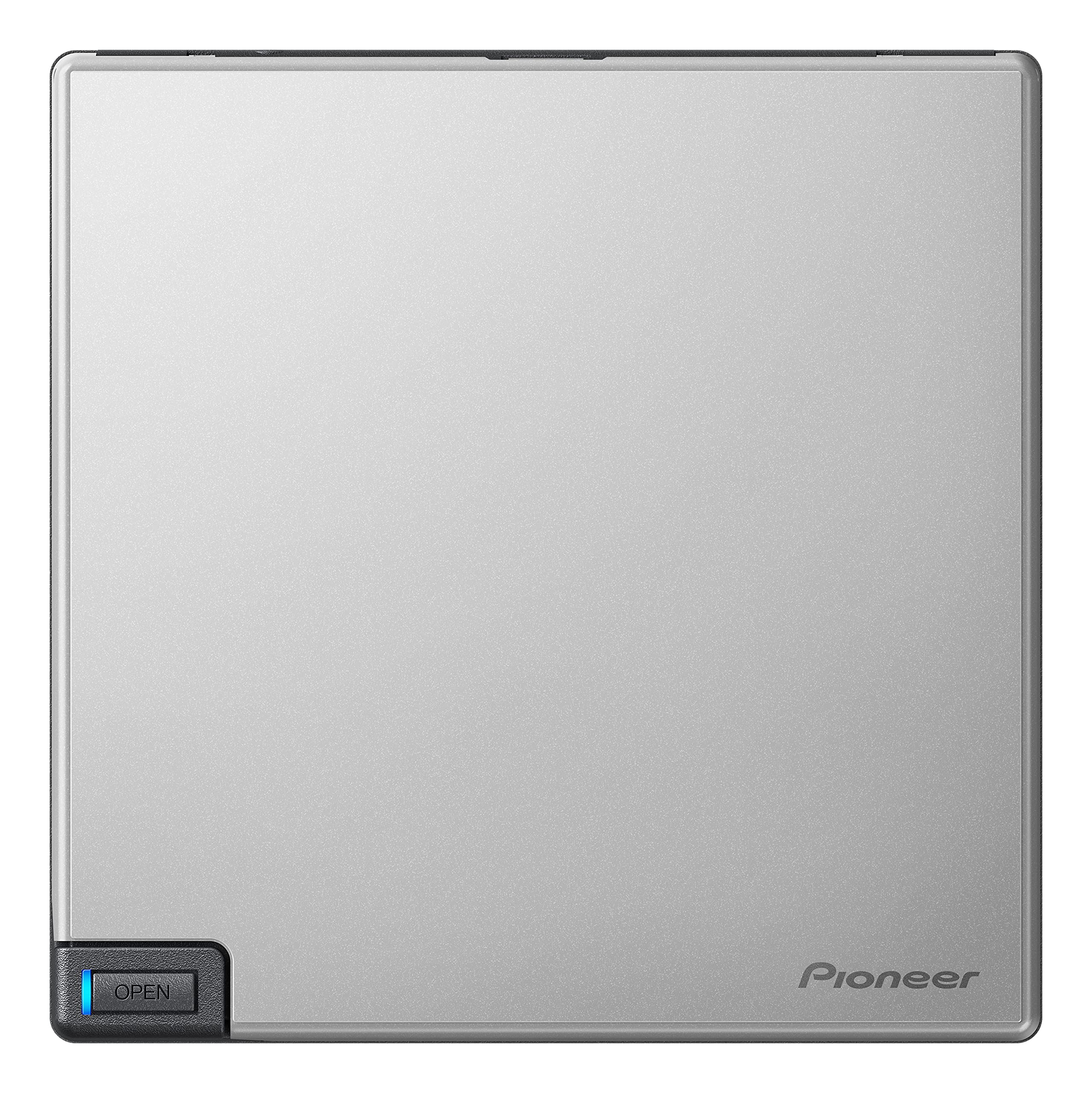 Pioneer External Blu Ray Drive Bdr Xd08S Usb 3.2 Gen1 (Usb Type C) / 2.0 Slim Portable Bd/Dvd/Cd Writer Silver