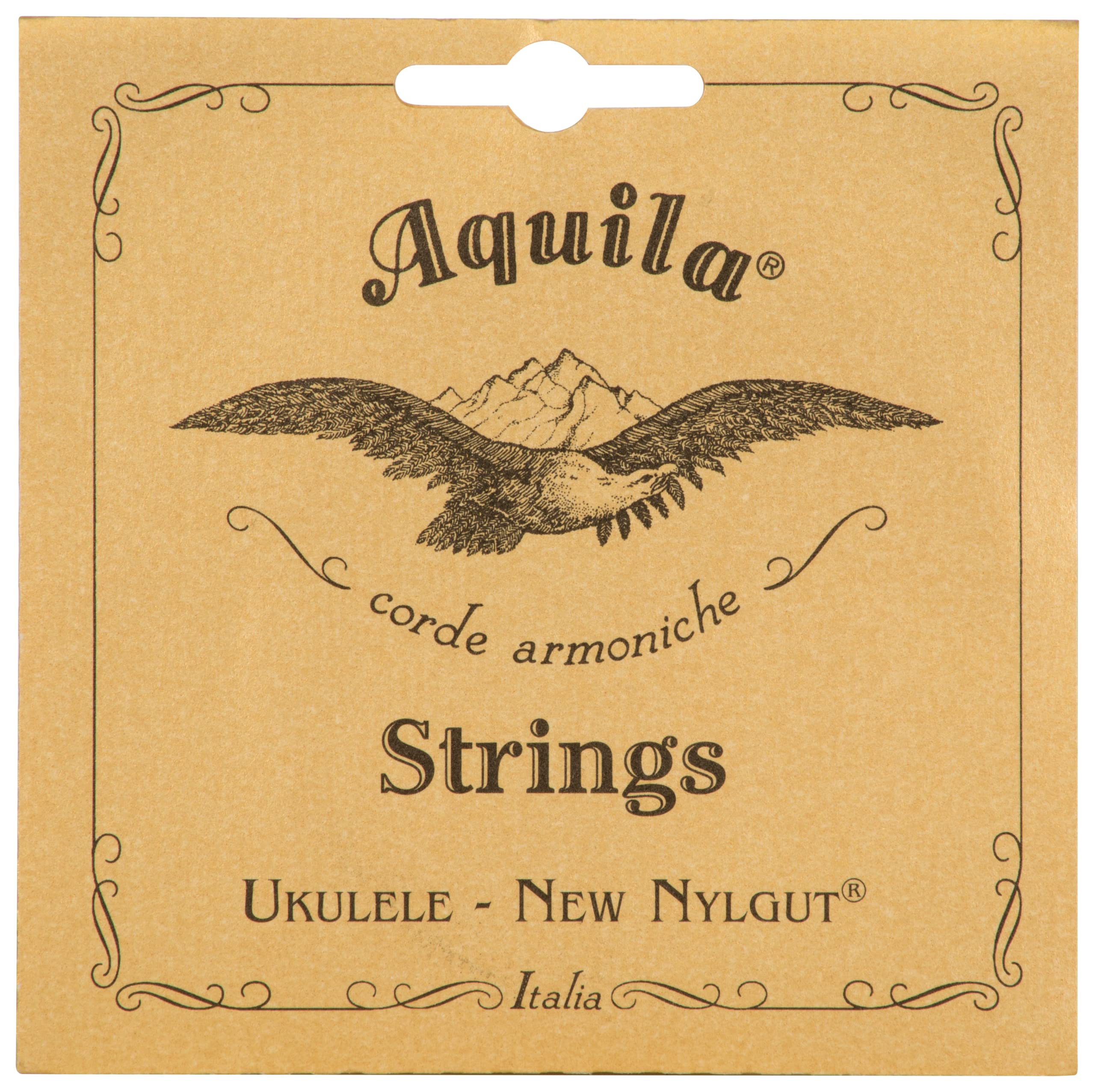 Aquila New Nylgut Aq 26 Baritone Ukulele Strings   Low D   1 Set Of 8