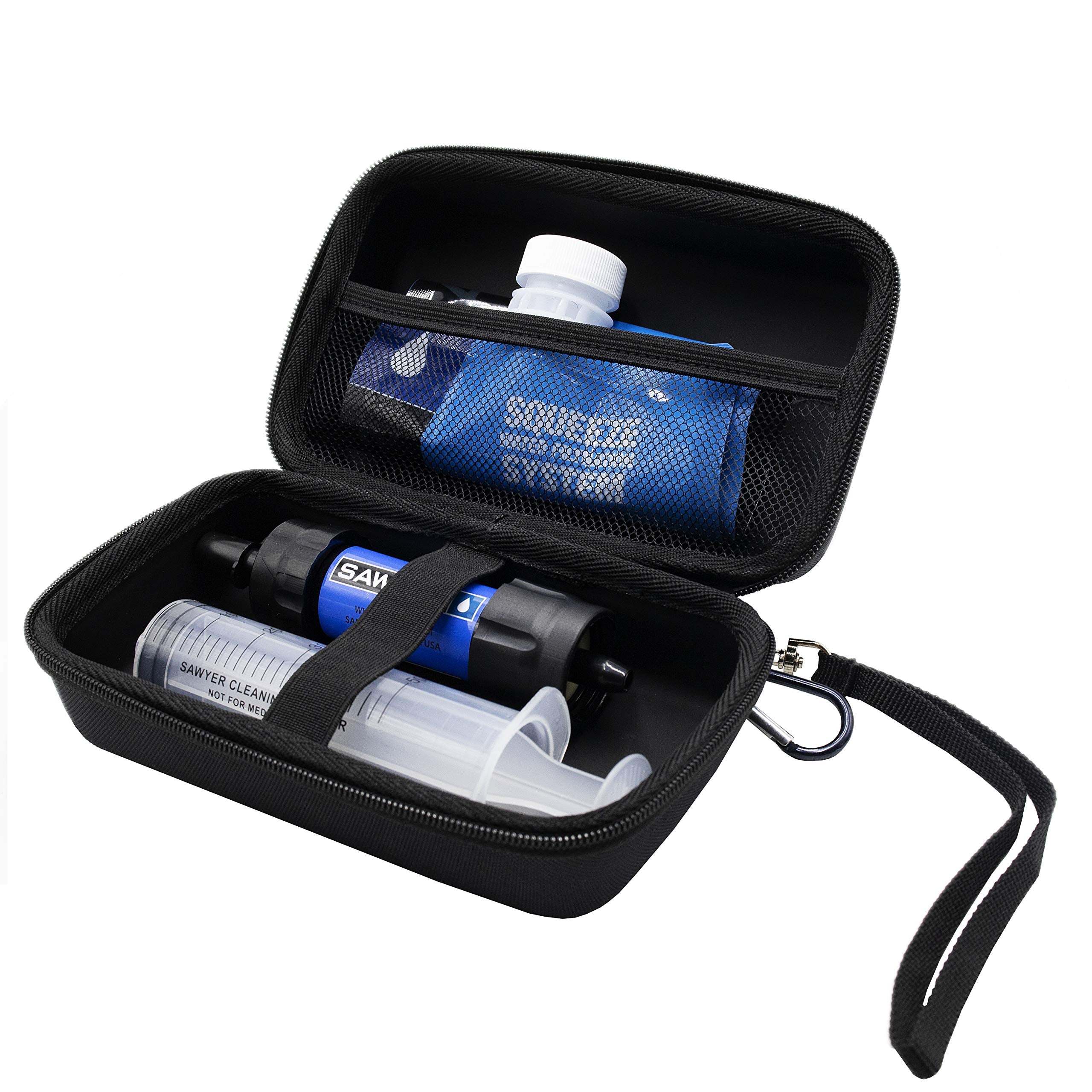 Procase Water Filter Case For Sawyer Products Mini Water Filtration System, Hard Carrying Case Shockproof Eva Storage Case For D