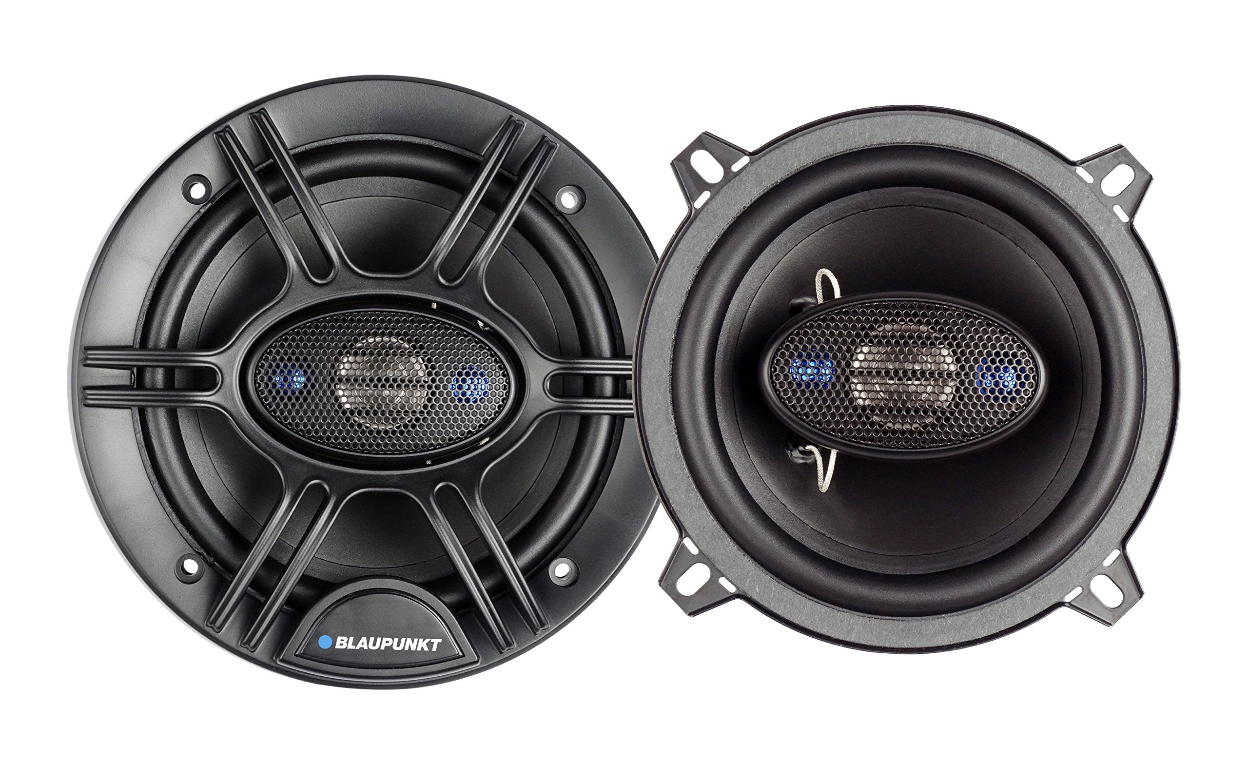 Blaupunkt 5.25 Inch 300W 4 Way Coaxial Car Audio Speaker, Set Of 2