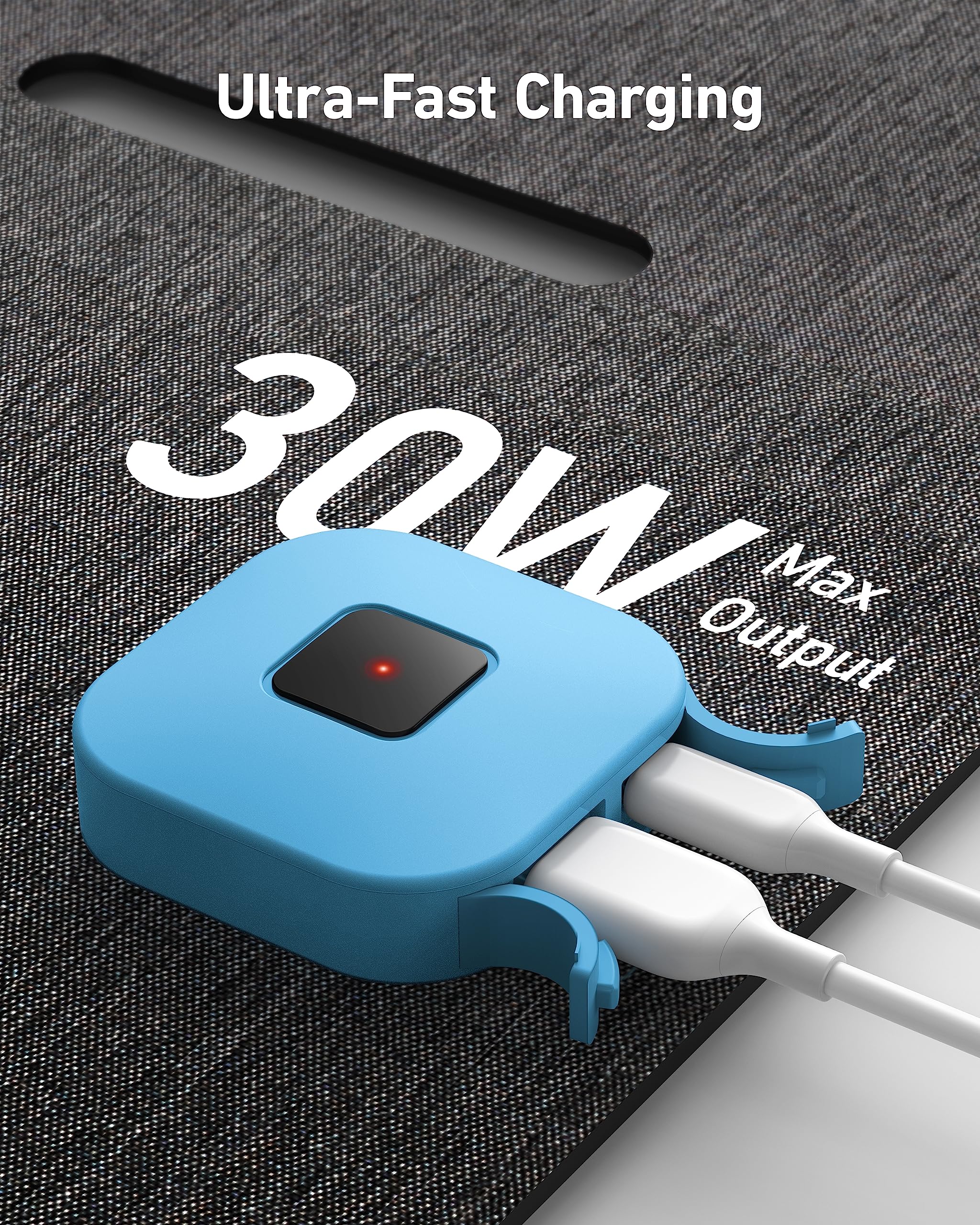 Anker Solix Ps30 Solar Panel, 30W Foldable Portable Solar Charger, Ip65 Water And Dust Resistance, Ultra Fast Charging, Charges