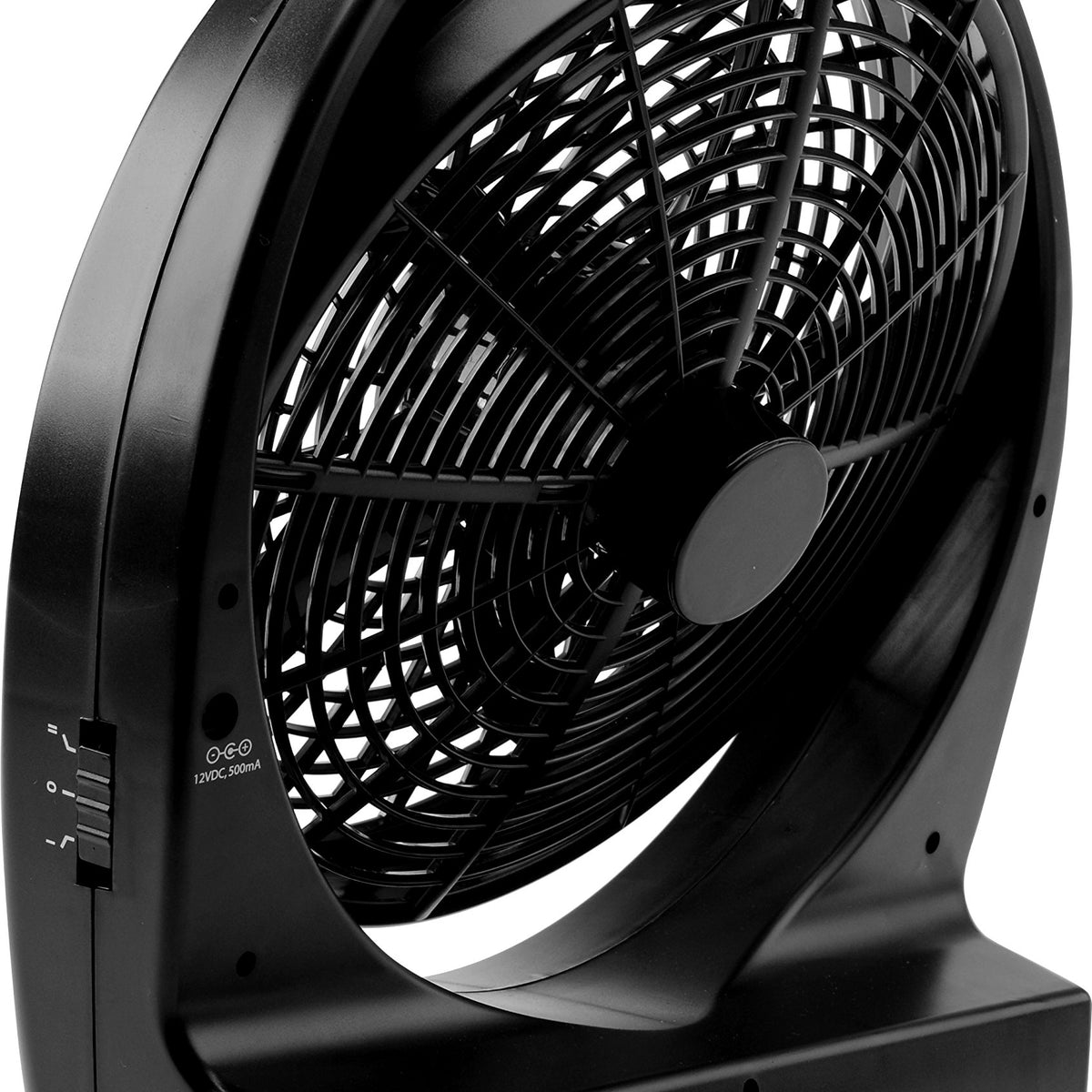 O2COOL Treva 10 inch Portable Fan Battery Electric Operated Tilts 90 D ...