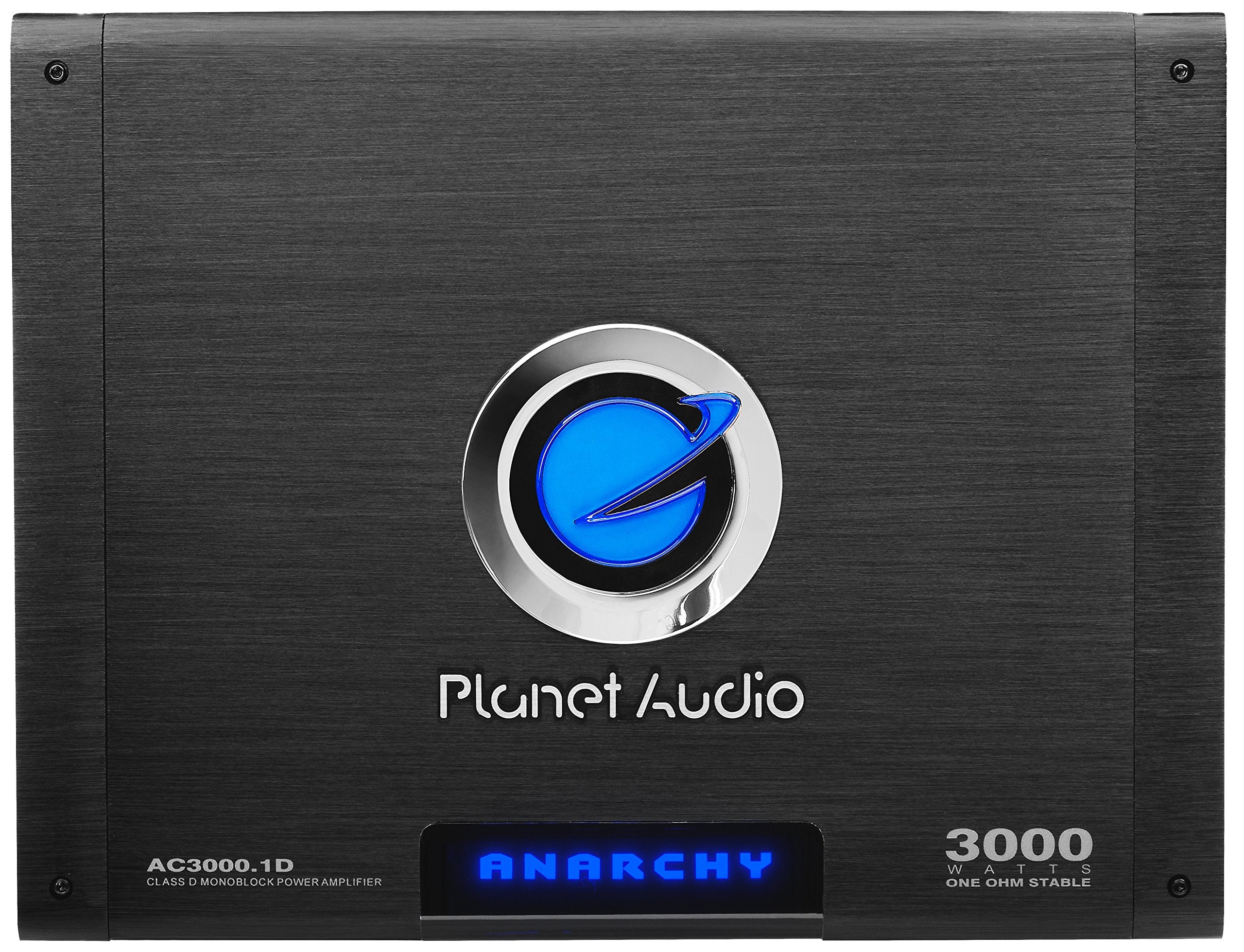 Planet Audio AC3000.1D Class D Monoblock Car Amplifier 3000W 1 Ohm Black