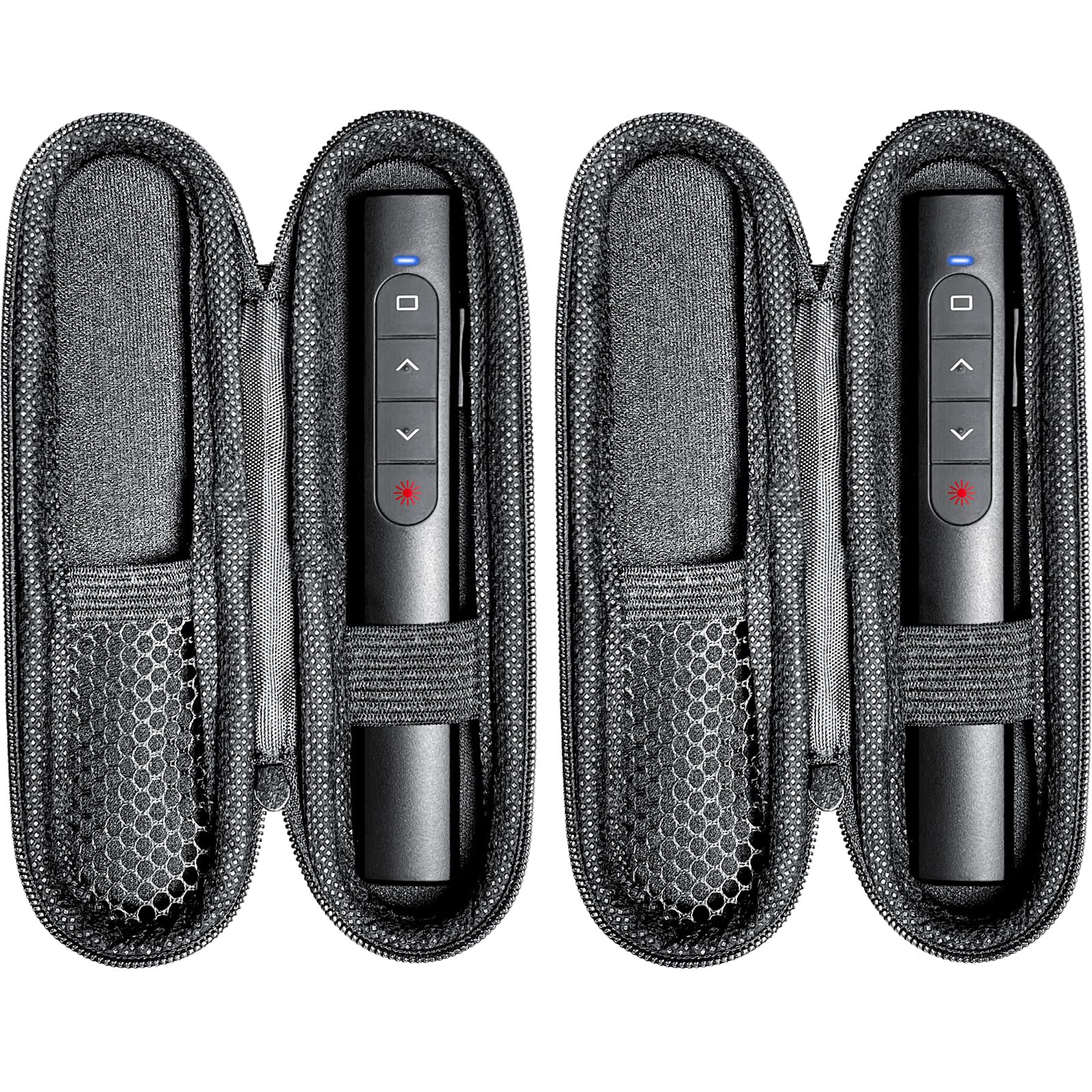 (2 Units) Wireless Presenter Remote with Case, Presentation Clicker with Hyperlink & Volume Remote Control PowerPoint Office Pre