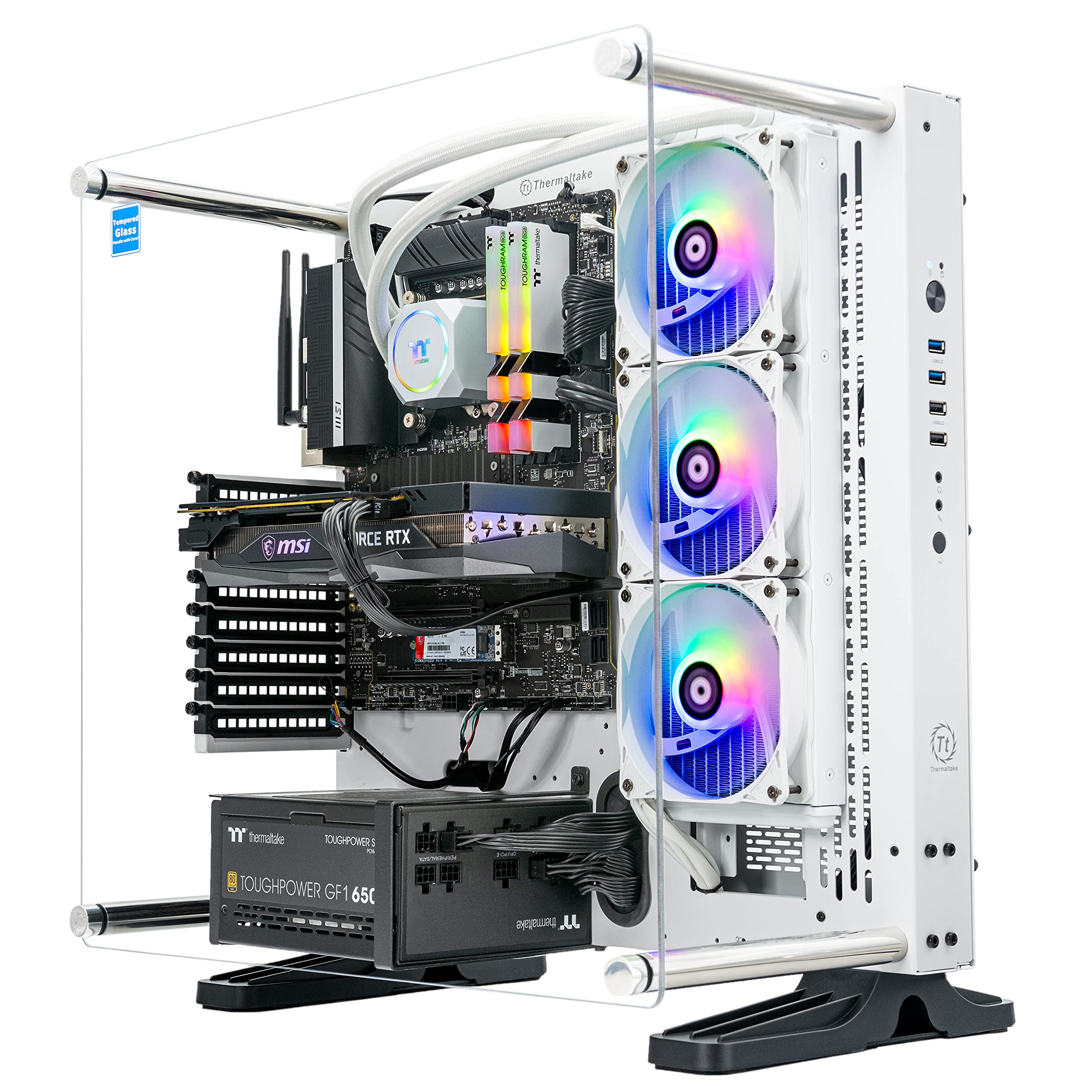 Thermaltake Arctic I360 Liquid Cooled Pc (Intel I5 11600K, Rtx 3060, 16Gb Rgb 3600Mhz Ddr4 Toughram Rgb Memory, 1Tb Nvme M.2, Wi