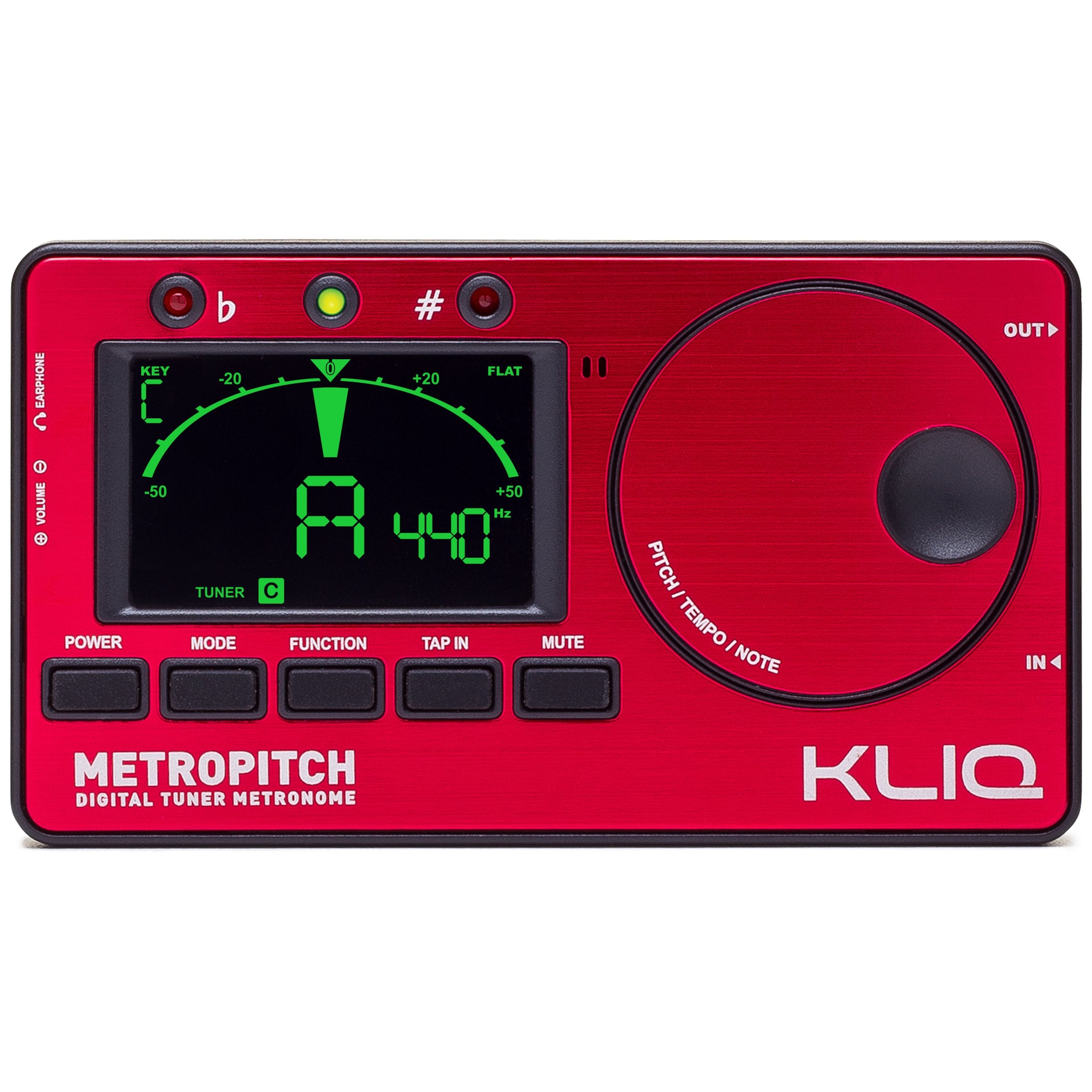 Kliq Metropitch   Metronome Tuner For All Instruments   With Guitar, Bass, Violin, Ukulele, And Chromatic Tuning Modes (Metropit