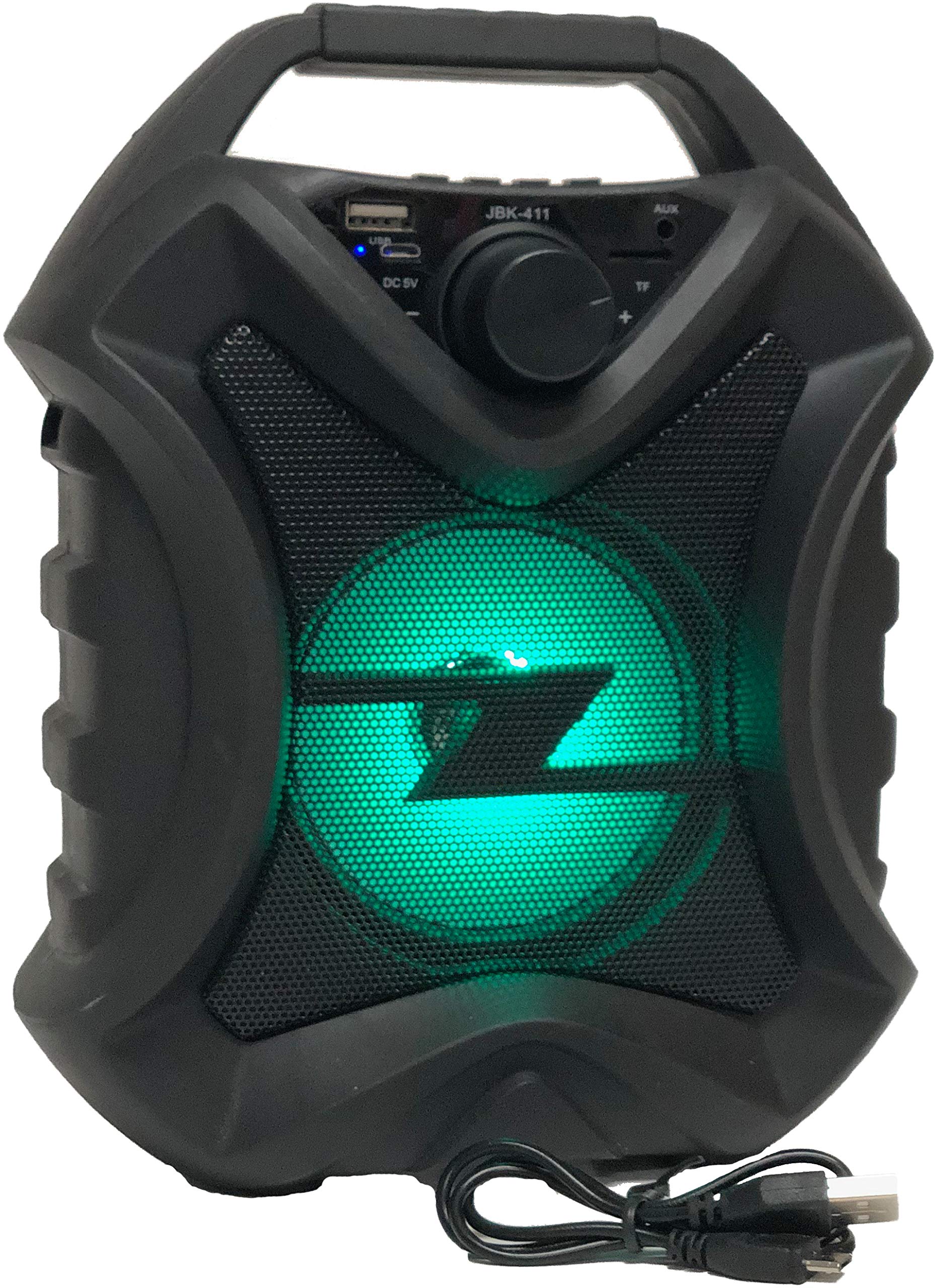 Bass Rockers Jbk 411 Tf/Usb Mp3 Player Bluetooth Portable Hi Fi Speaker   1 Pack