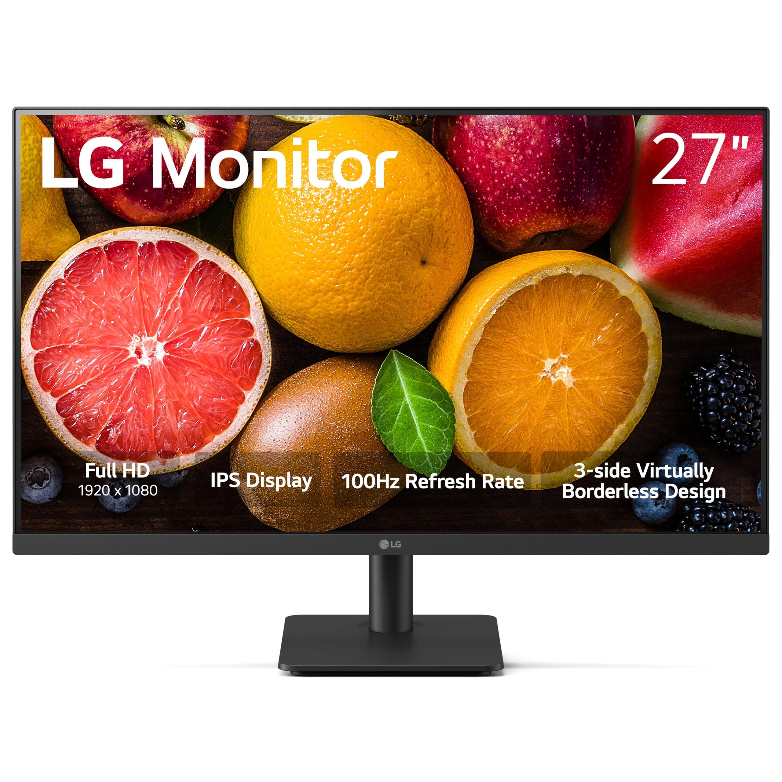 Lg 27Ms500 B 27 Inch Ips Fhd (1920X1080) 100Hz 5Ms Reader Mode Borderless Design Onscreen Control Black Stabilizer Das Crosshair