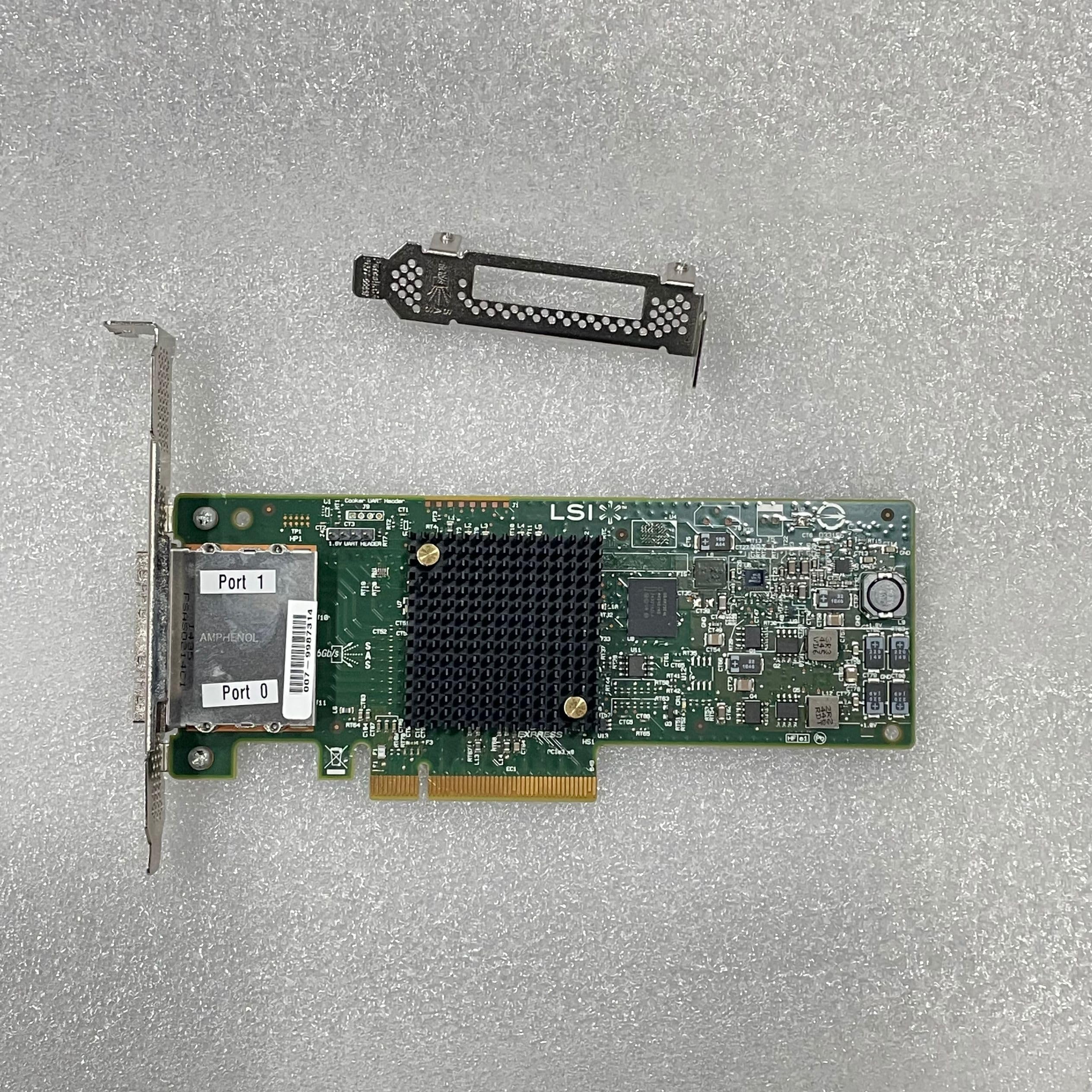 SXTAIGOOD SAS9207-8e 8-Port PCIe LSI IT Mode 9207-8e SAS 6Gb/s External HBA RAID Card