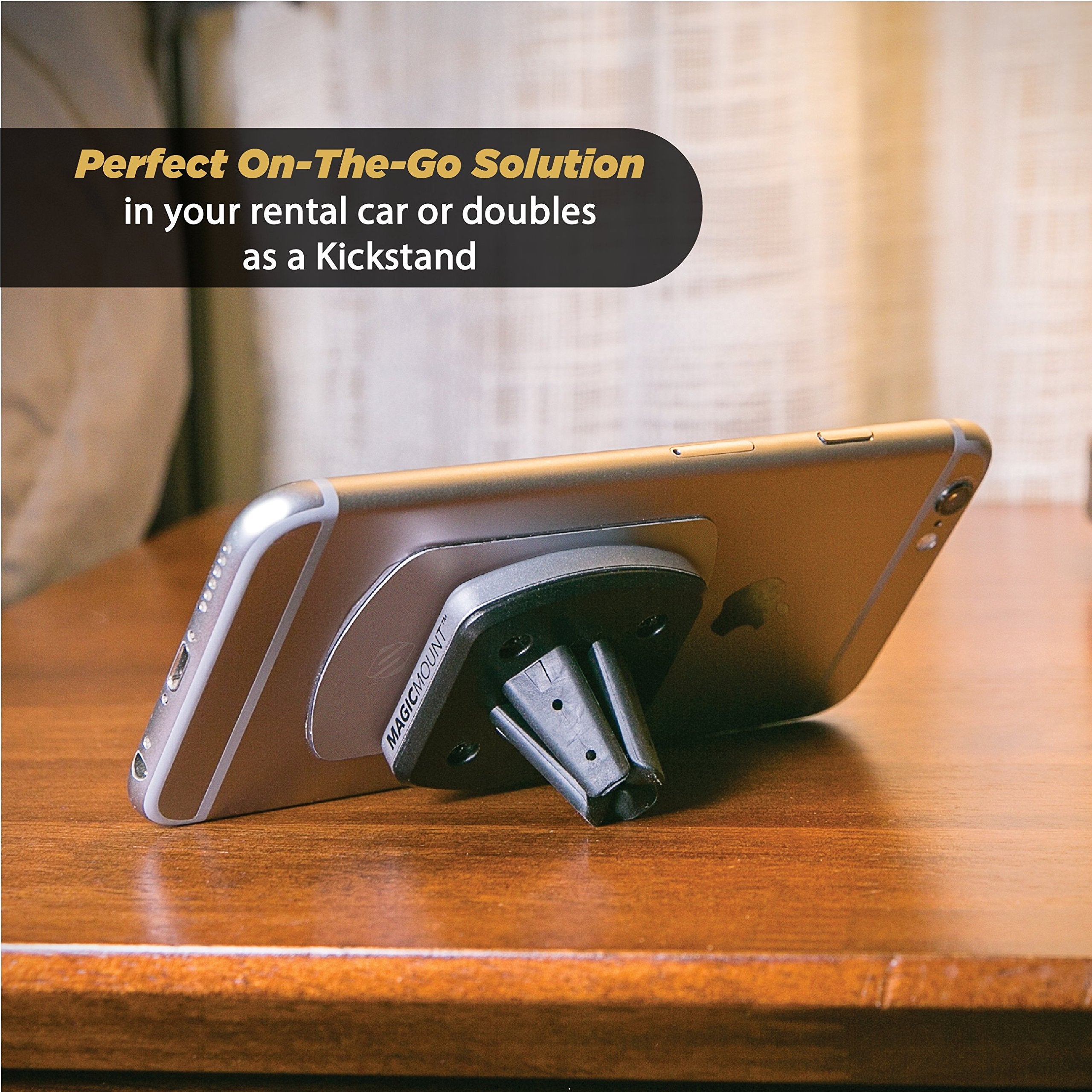 Scosche Mpva Magicmount Pro Vent Magnetic Phone Holder For Vehicles, Removable Phone Mount For Car, Cradle Free Design, Kickstan