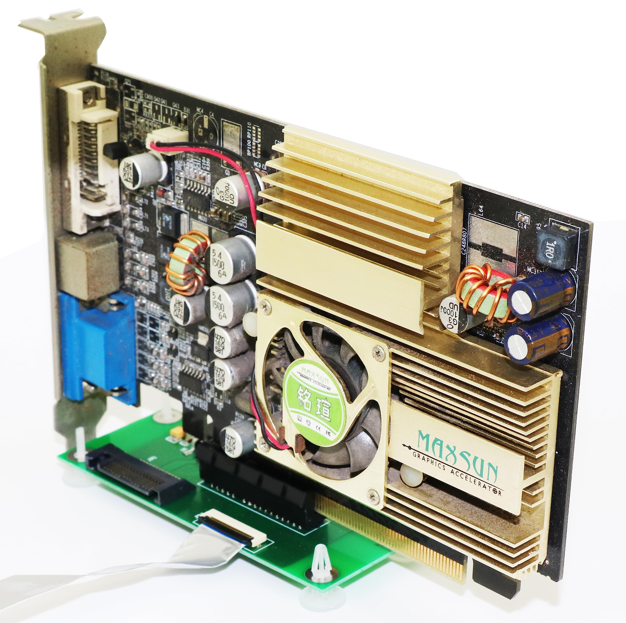 Sintech M.2 Ngff Key M To Pcie 4X Ssd Adapter Card,Nvme To Pci-E 3.0 Pci-Express 16X Riser Extension Cable 20Cms For Graphics Ca