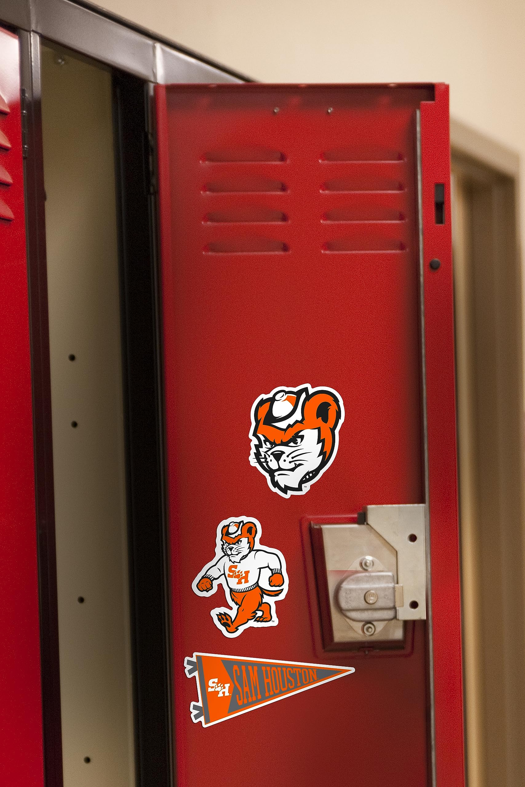 Sam Houston State University 10Ct Vinyl Large Deluxe Stickers Variety Pack   Laptop, Water Bottle, Scrapbooking, Tablet, Skatebo