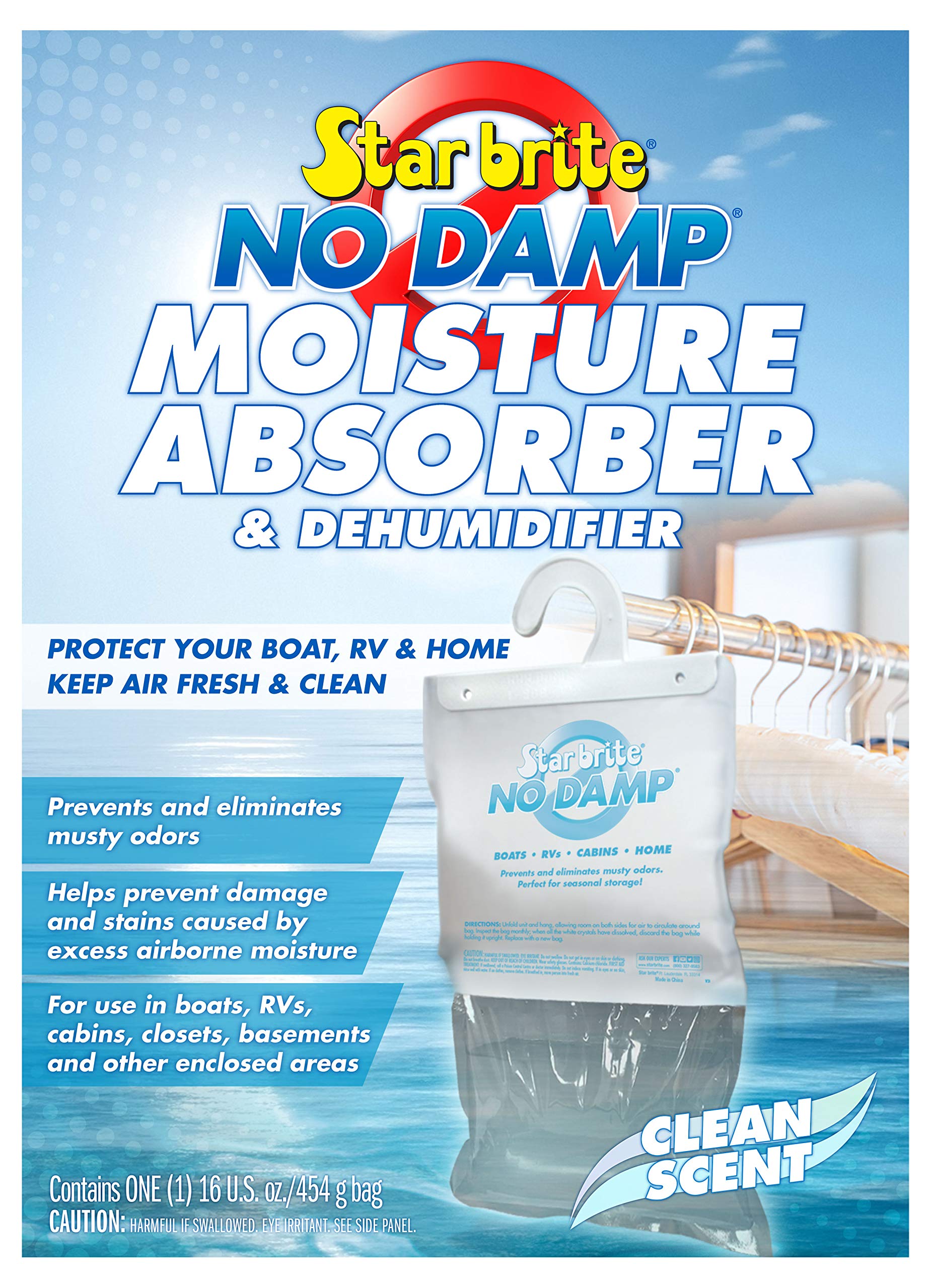 Star Brite No Damp Dehumidifier Hanging Bag   16 Oz (085470)